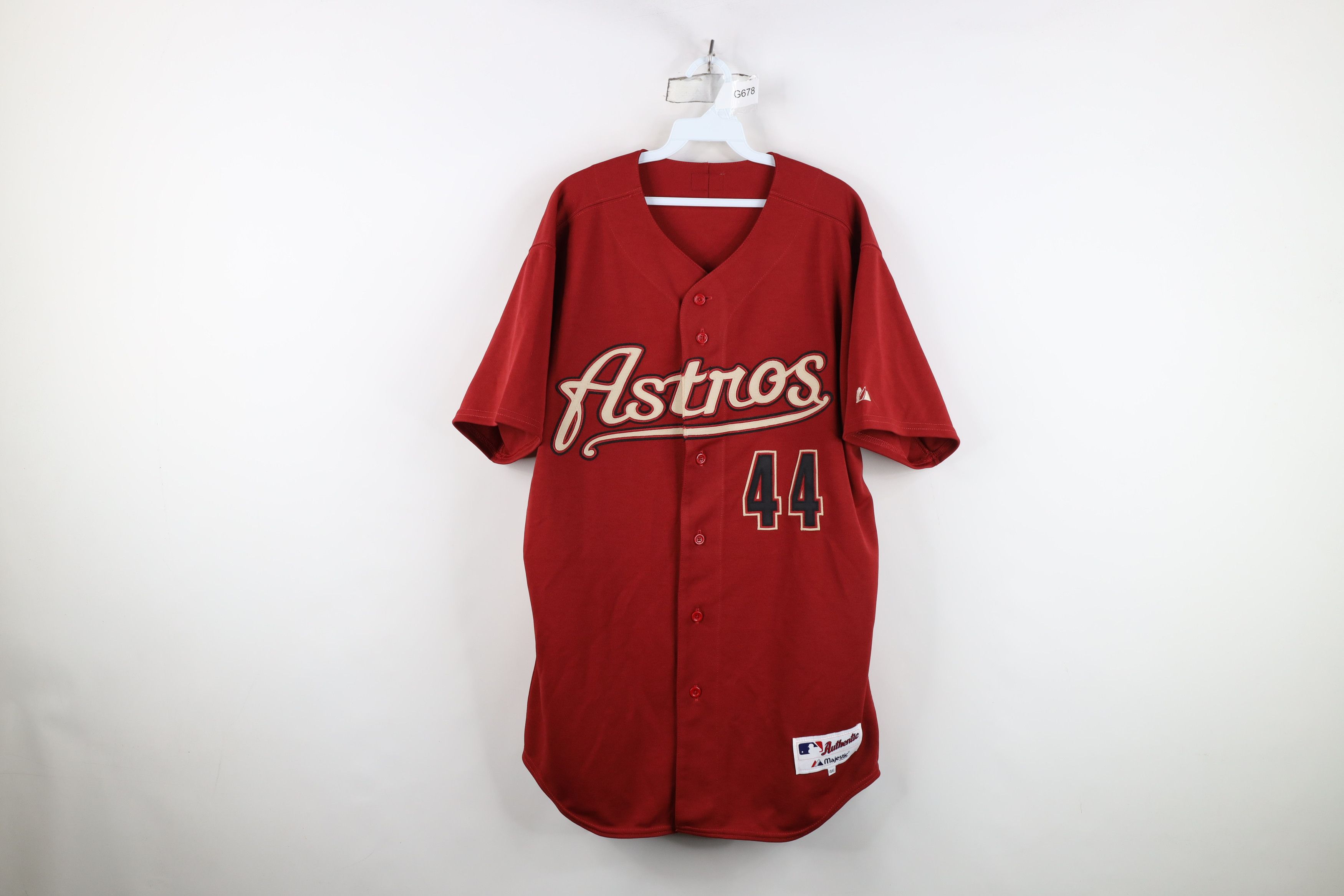 Majestic Vintage 90s Majestic Houston Astros Baseball Jersey #44 USA Size US XXL / EU 58 / 5 - 1 Thumbnail