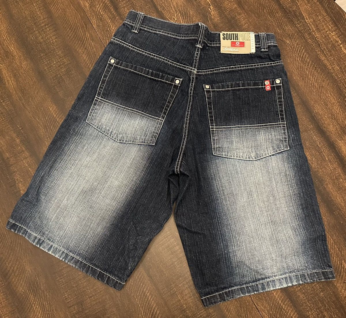 Southpole VTG Southpole Men’s Dark Blue Red Tab Denim Shorts-32x13 Size US 32 / EU 48 - 1 Thumbnail