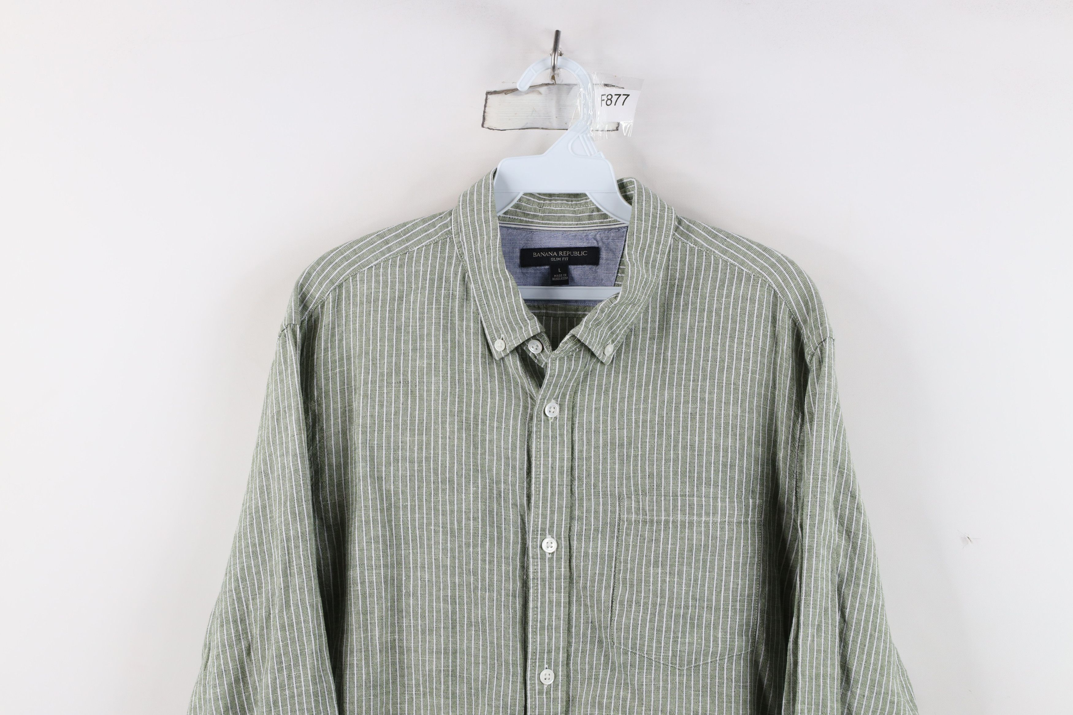 Banana Republic Banana Republic Blend Striped Collared button Down Shirt Size US L / EU 52-54 / 3 - 2 Thumbnail