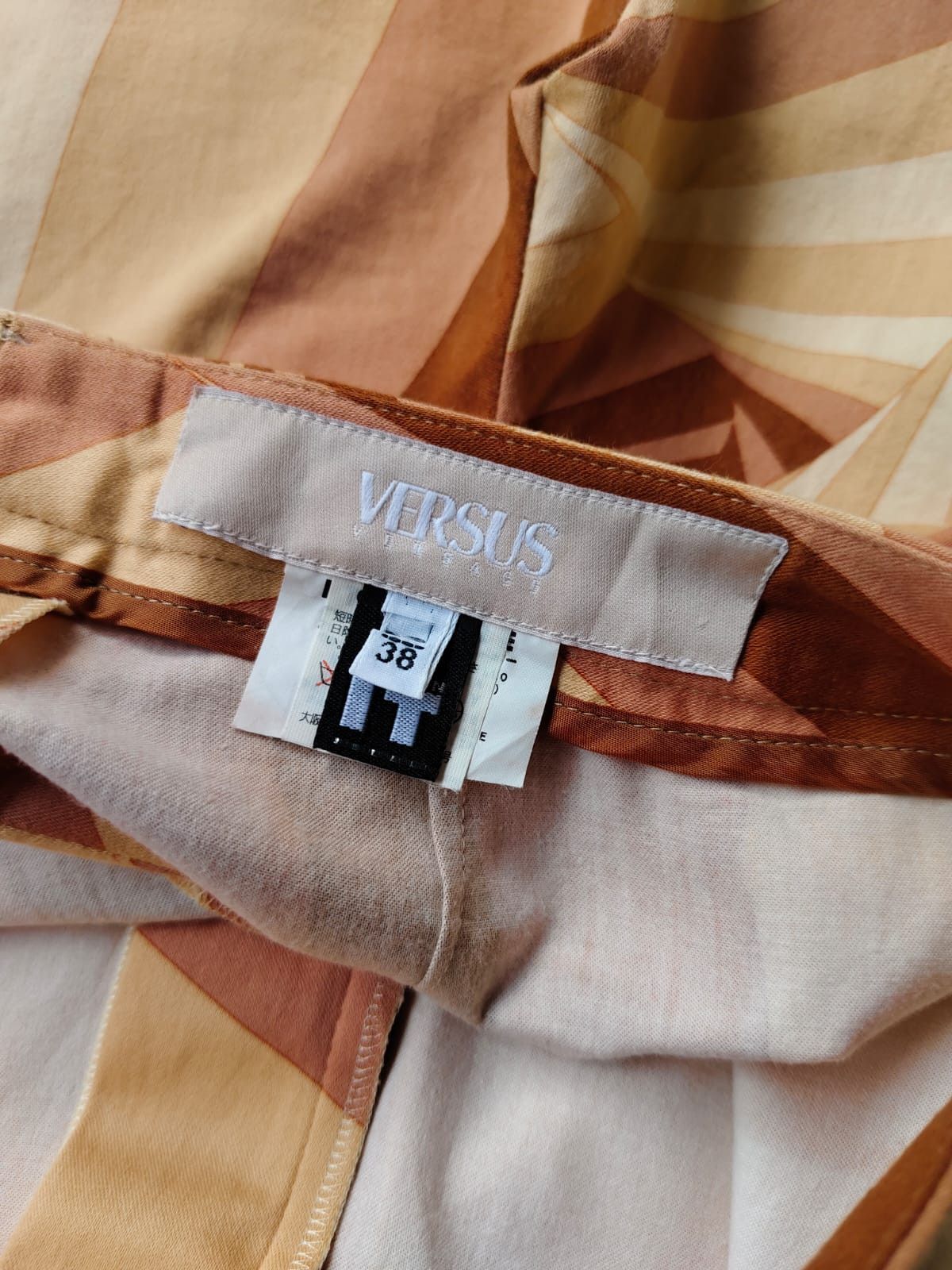 Versace × Versus Versace 💥Vintage Versus Versace Stripe Pattern Pants Size 27" / US 4 / IT 40 - 5 Thumbnail