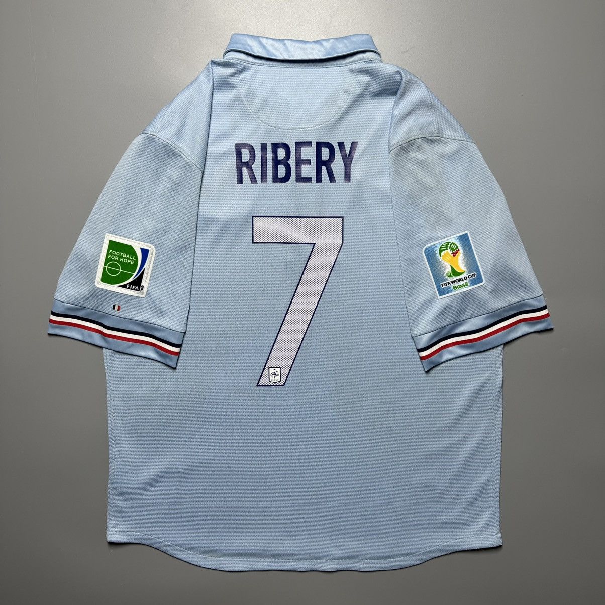 Vintage FRANCE NIKE 2013/2014 AWAY FOOTBALL HOME JERSEY #7 RIBERY Size US XL / EU 56 / 4 - 1 Thumbnail