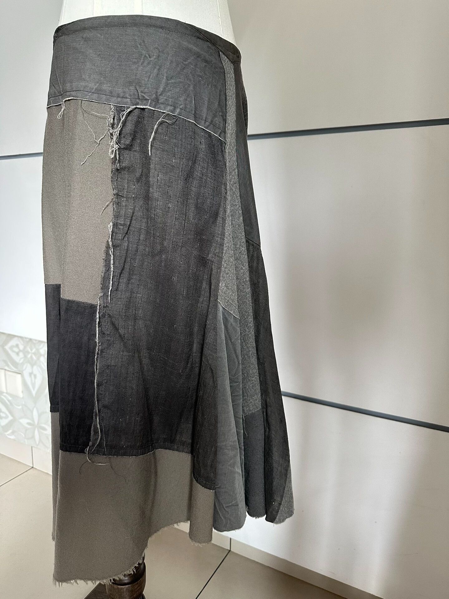 Junya Watanabe JUNYA WATANABE 02AW Spliced Skirt| Size 26" / US 2 / IT 38 - 6 Thumbnail