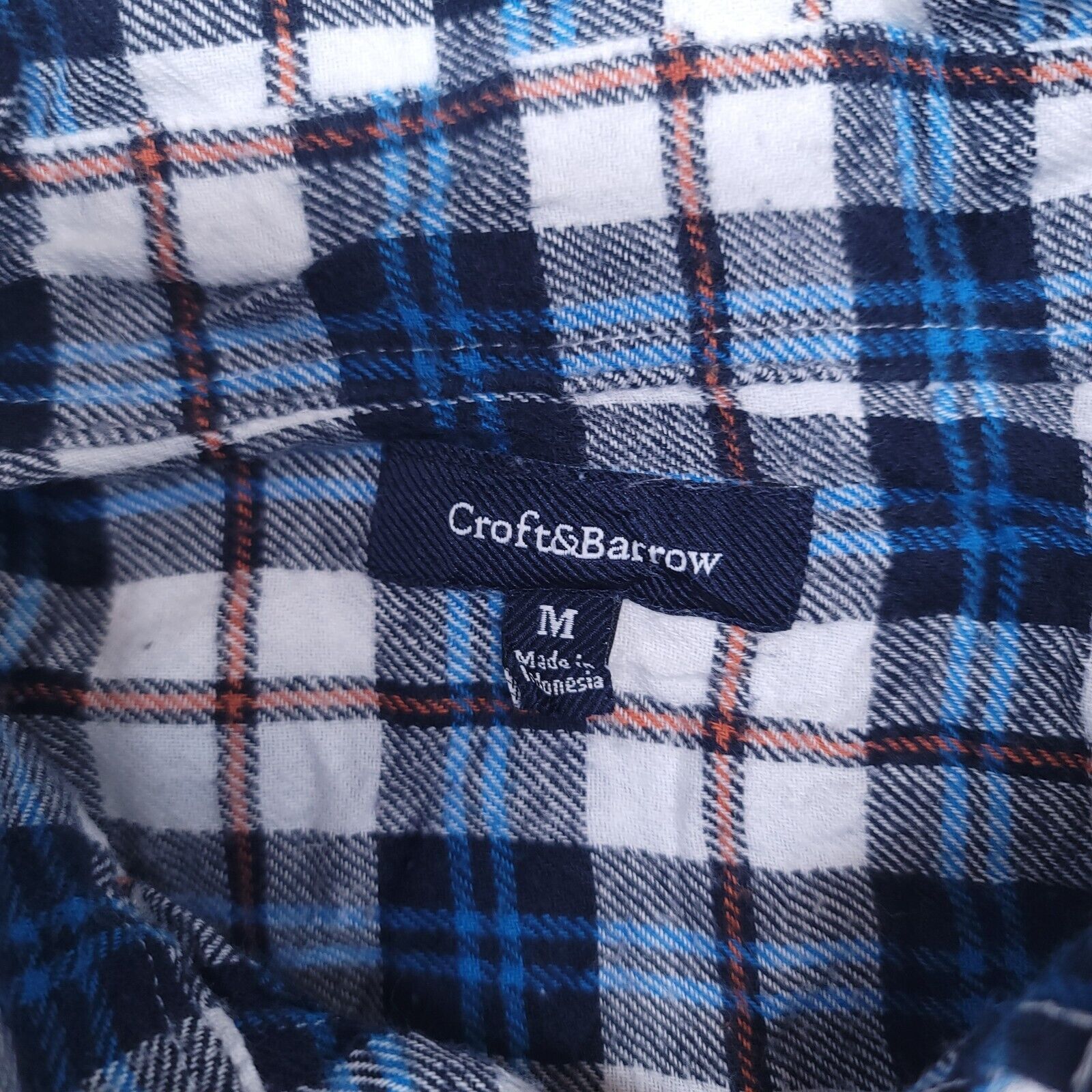 Croft & Barrow Croft & Barrow Tartan Flannel Shirt Mens Size Medium M Blue Size US M / EU 48-50 / 2 - 3 Thumbnail