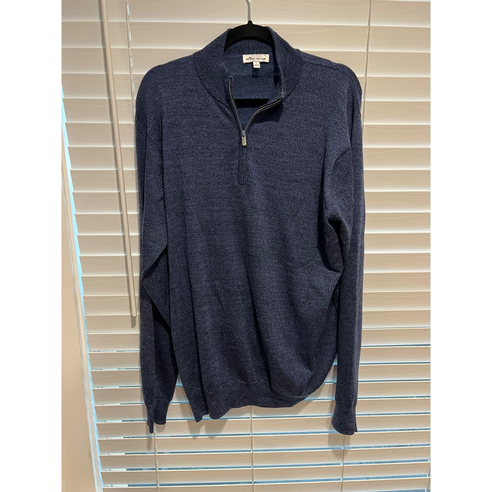Peter Millar Peter Millar Merino Wool 1/4 Zip Pullover - Size L Size US L / EU 52-54 / 3 - 1 Thumbnail