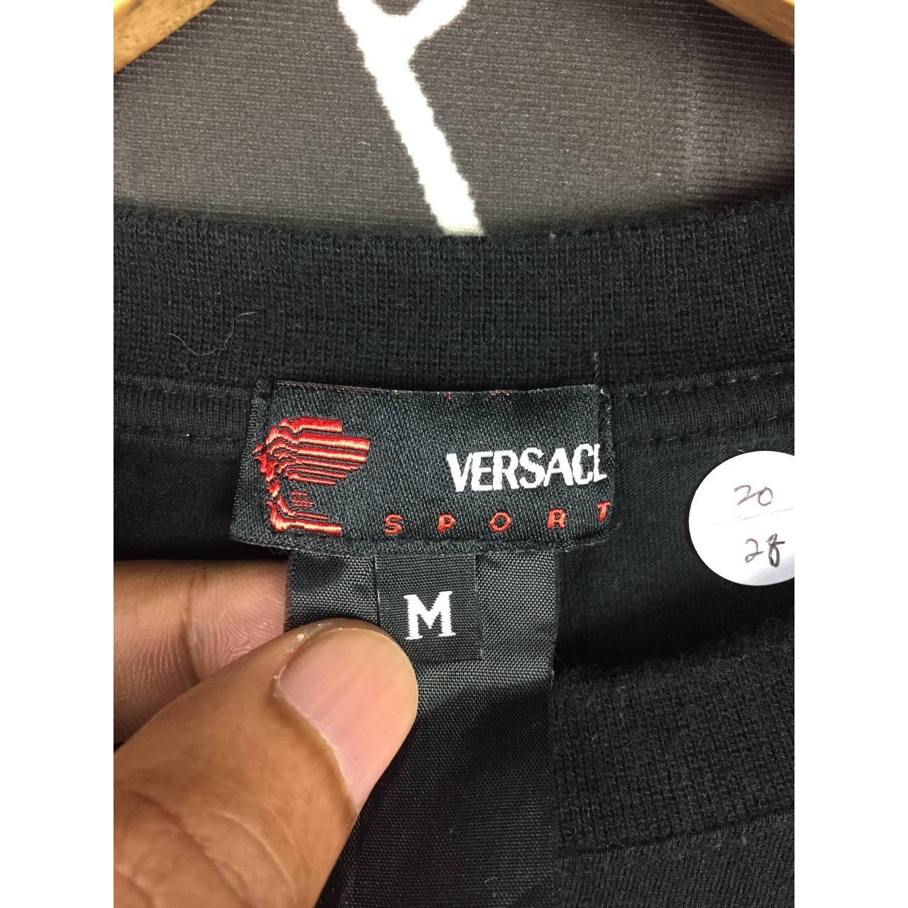 Designer × Versace × Vintage Vtg Versace Sport Medusa Small Logo Casual Luxury Tee Size US M / EU 48-50 / 2 - 6 Thumbnail
