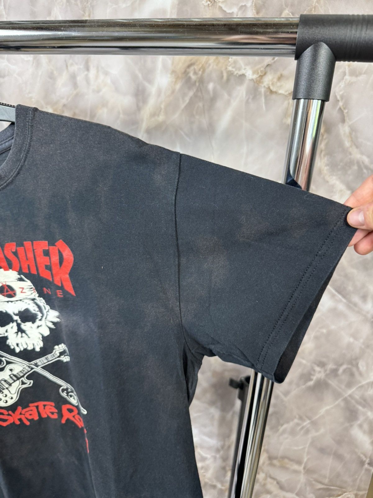 Thrasher Vintage Trasher Fade Distressed Sk8 Tee Size US M / EU 48-50 / 2 - 8 Thumbnail