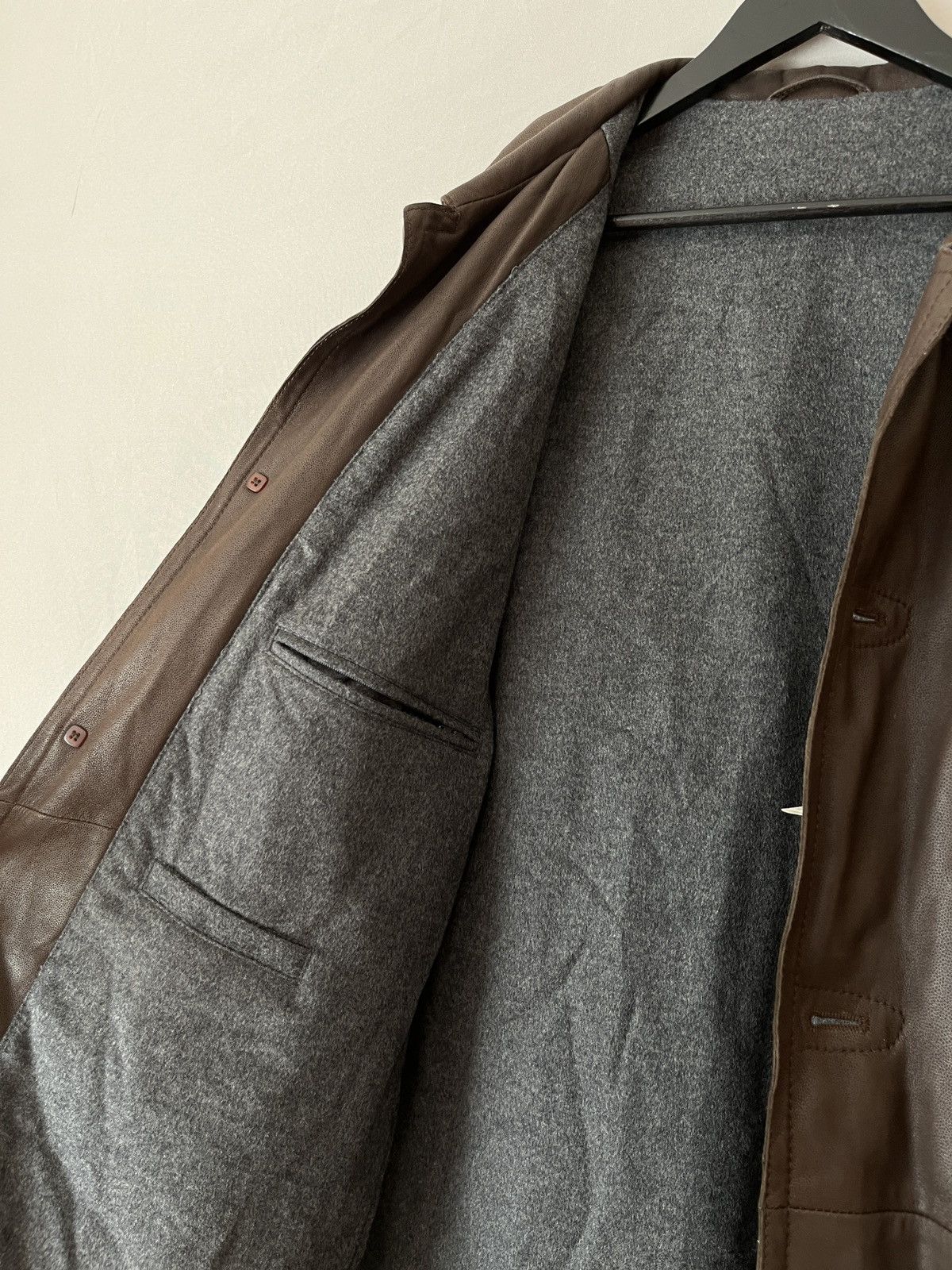 Italic Moriano Italian Luxury Soft Leather Cashmere Lined Coat Size US M / EU 48-50 / 2 - 15 Thumbnail
