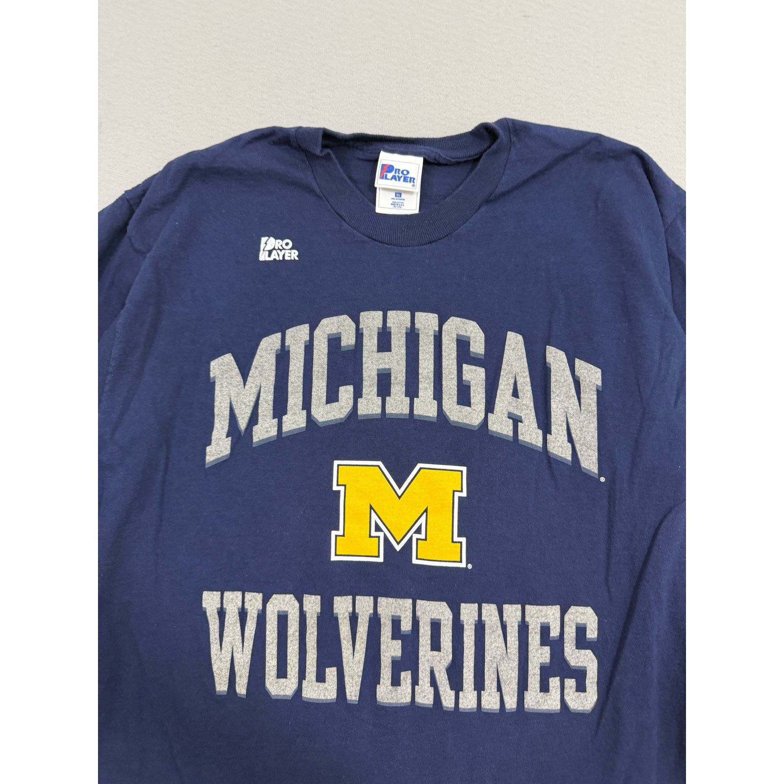 Vintage Vintage Pro Player Michigan Wolverines Shirt Men's XL Size US XL / EU 56 / 4 - 6 Thumbnail