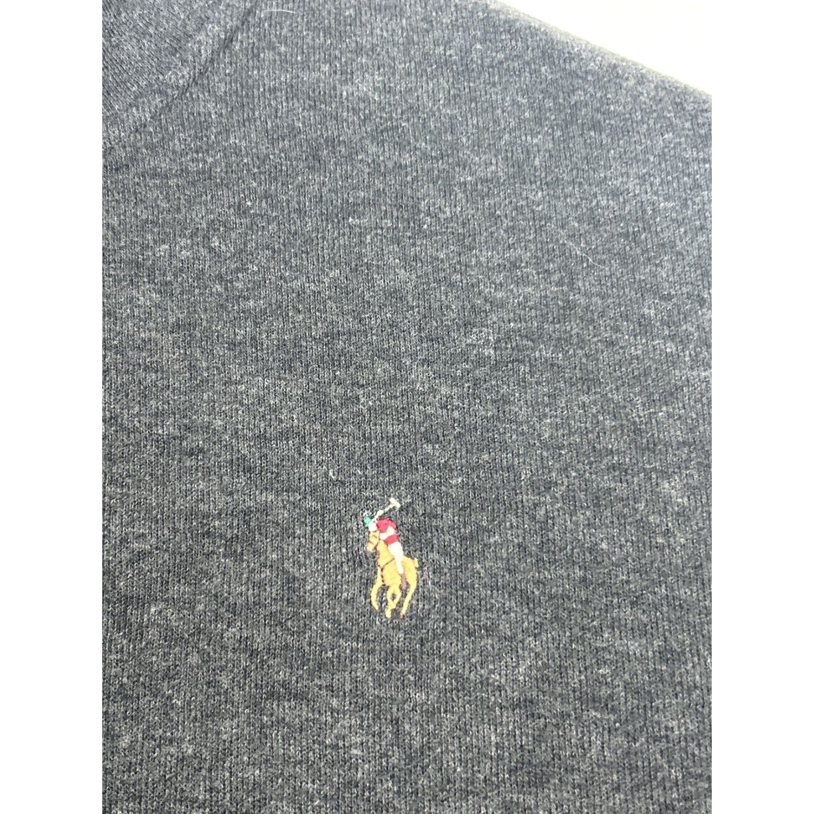 Polo Ralph Lauren Polo Ralph Lauren Sweater Men XL Estate Rib 1/4 Zip Pullover Long Sleeve Gray Mock Neck Logo Knit's 1/4 Zip Casual Mens Size US XL / EU 56 / 4 - 4 Thumbnail