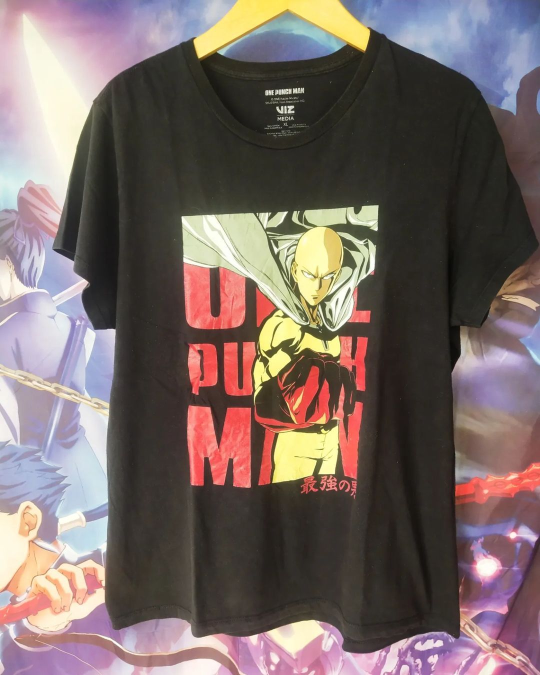 Anime × Japanese Brand One Punch Man Saitama Big Print Anime Woman Tees Size XL / US 12-14 / IT 48-50 - 1 Thumbnail