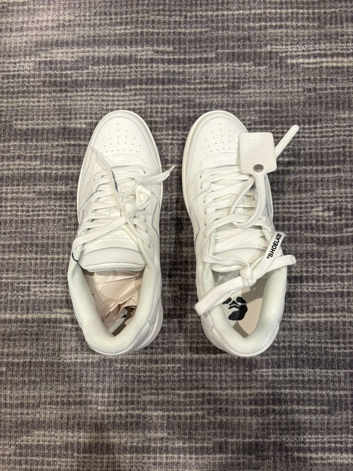 Off-White Off-White Out Of Office Leather Design Sneaker Men’s Size US 7.5 / EU 40-41 - 7 Thumbnail