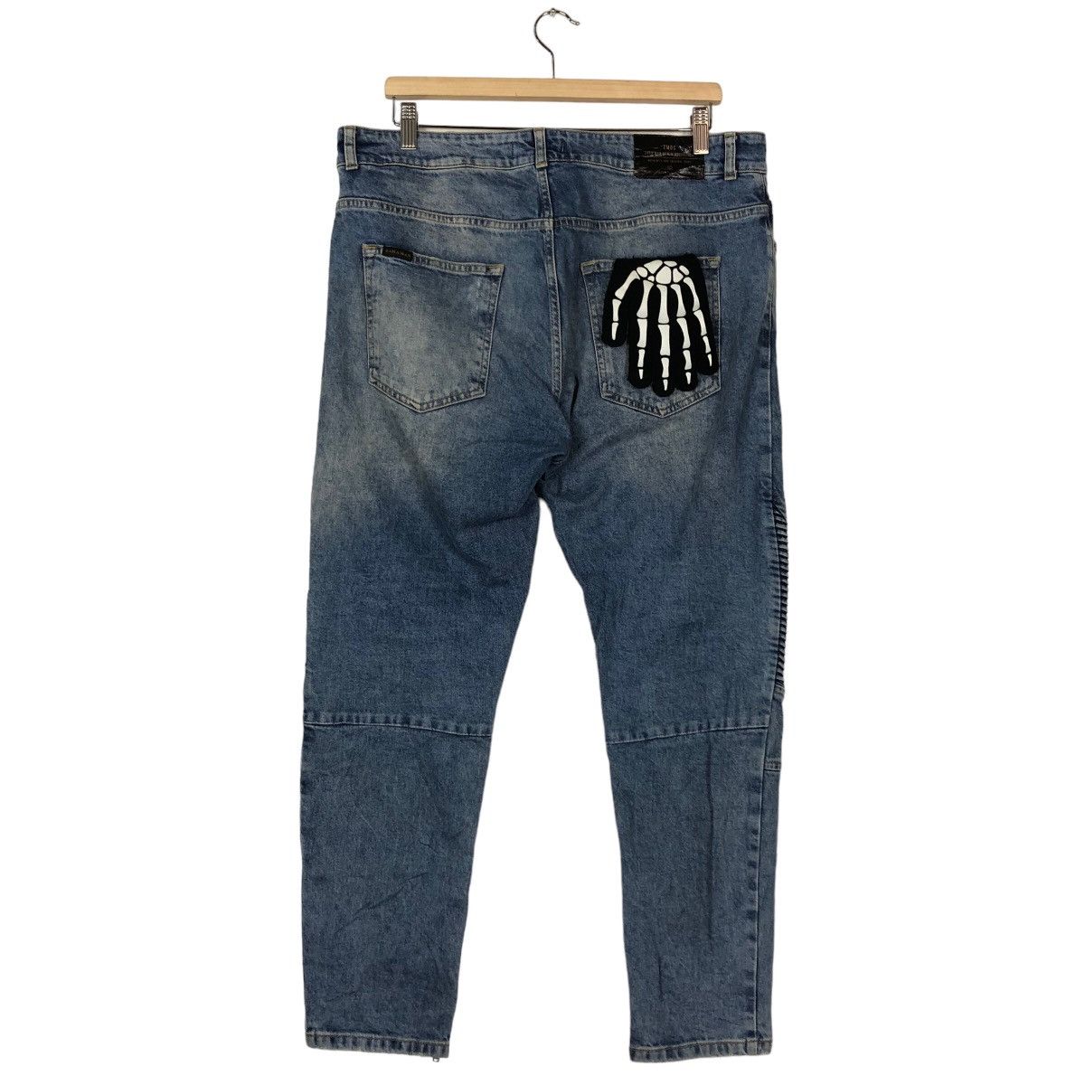 Japanese Brand 🔥Skinny Cutting Distressed Denim Jeans Zara Size US 36 / EU 52 - 7 Thumbnail