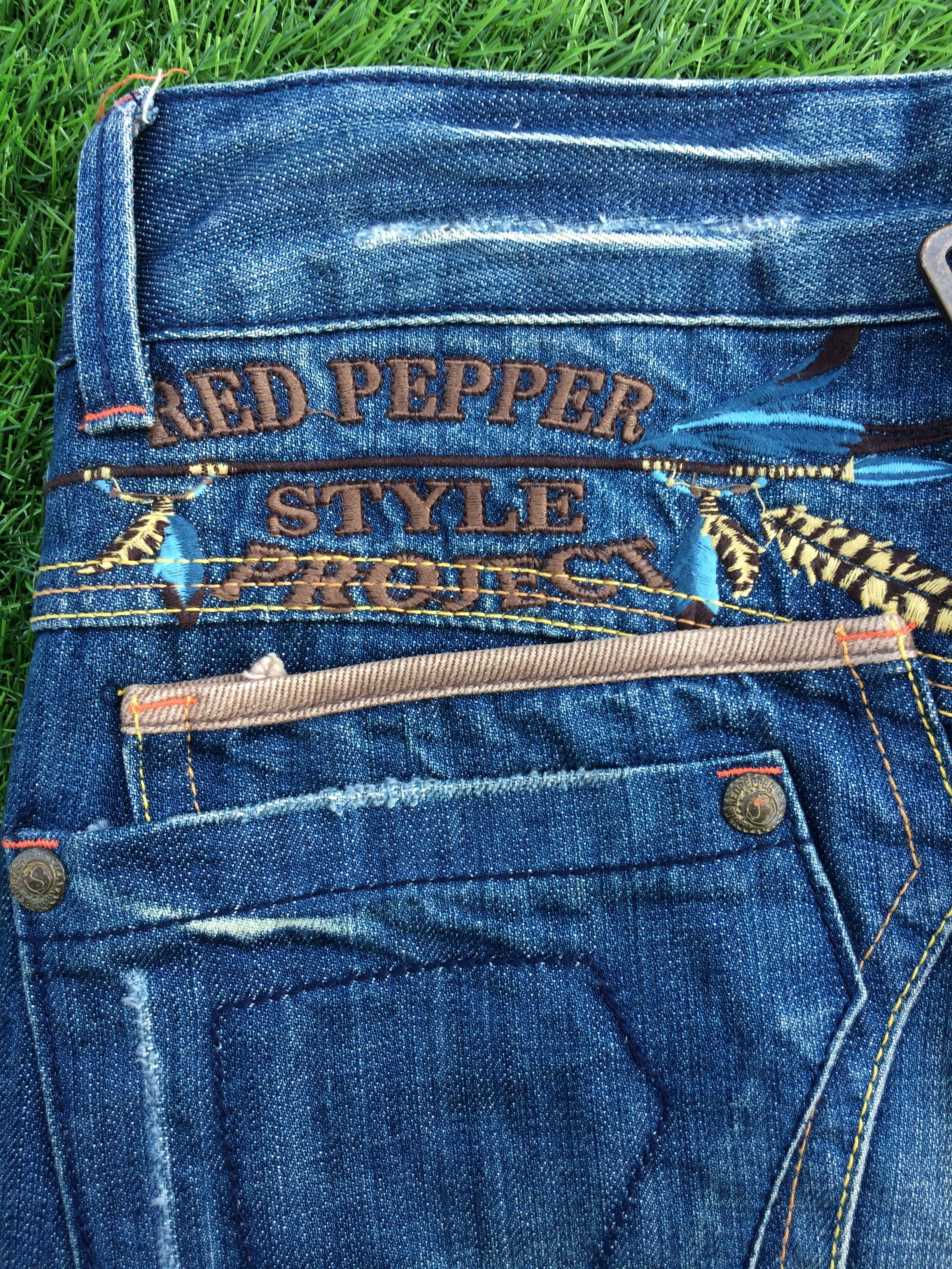 Japanese Brand Red Pepper Denim Jeans #D-821 Size US 30 / EU 46 - 10 Thumbnail