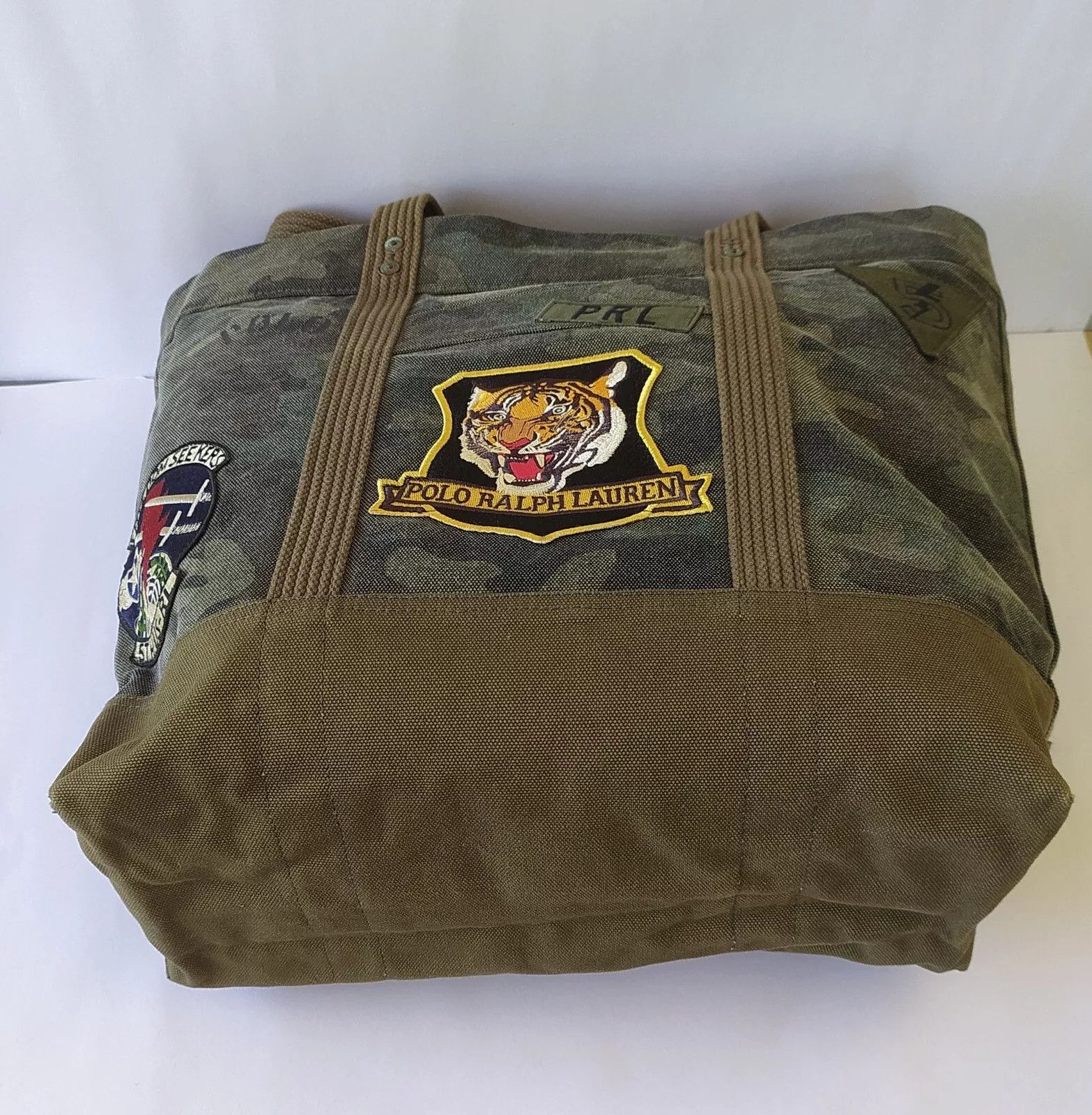 Polo Ralph Lauren Polo Ralph Lauren Canvas Camo Tote IFD 8026 Size ONE SIZE - 6 Thumbnail