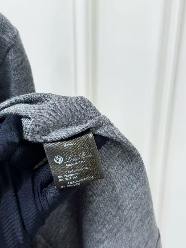 Loro Piana LORO PIANA Gray stretch knit top Size S / US 4 / IT 40 - 4 Thumbnail
