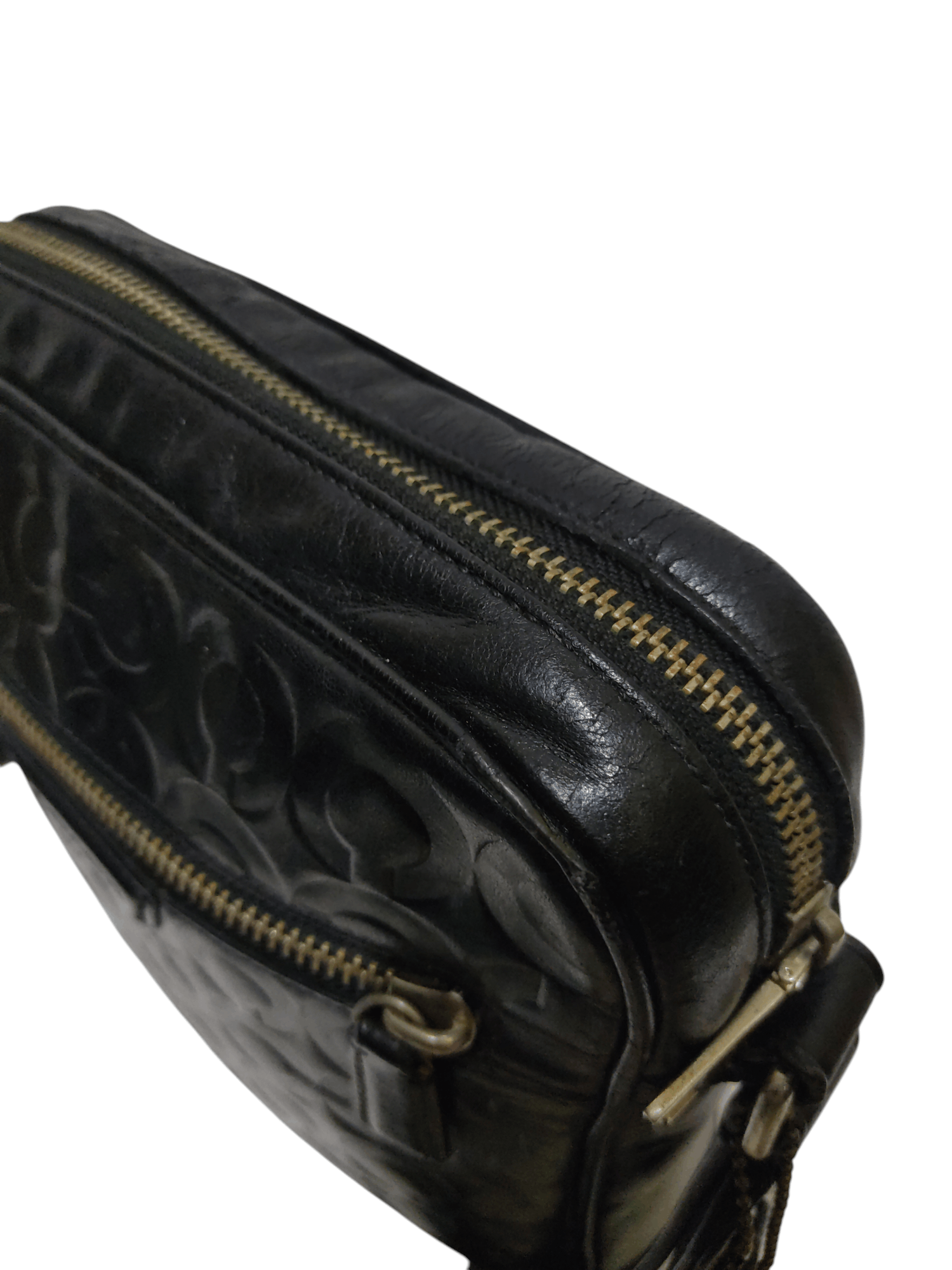 Coach Coach Bleecker OP Art Embossed Leather Large Flight Bag Size ONE SIZE - 8 Thumbnail