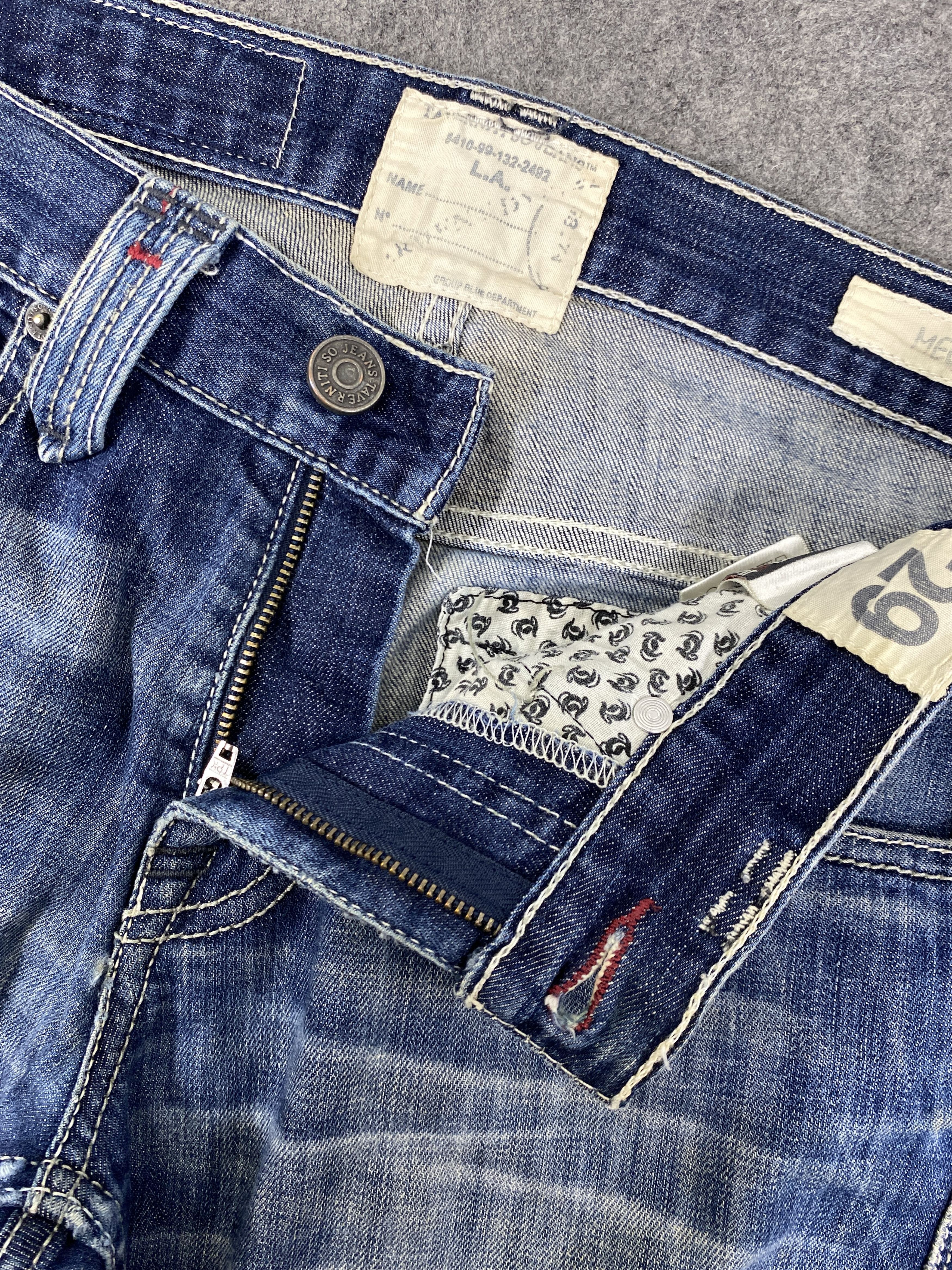 If Six Was Nine Vintage Jimmy Tavertini Flare Jeans 31x30 - JN3273 Size US 31 - 6 Thumbnail