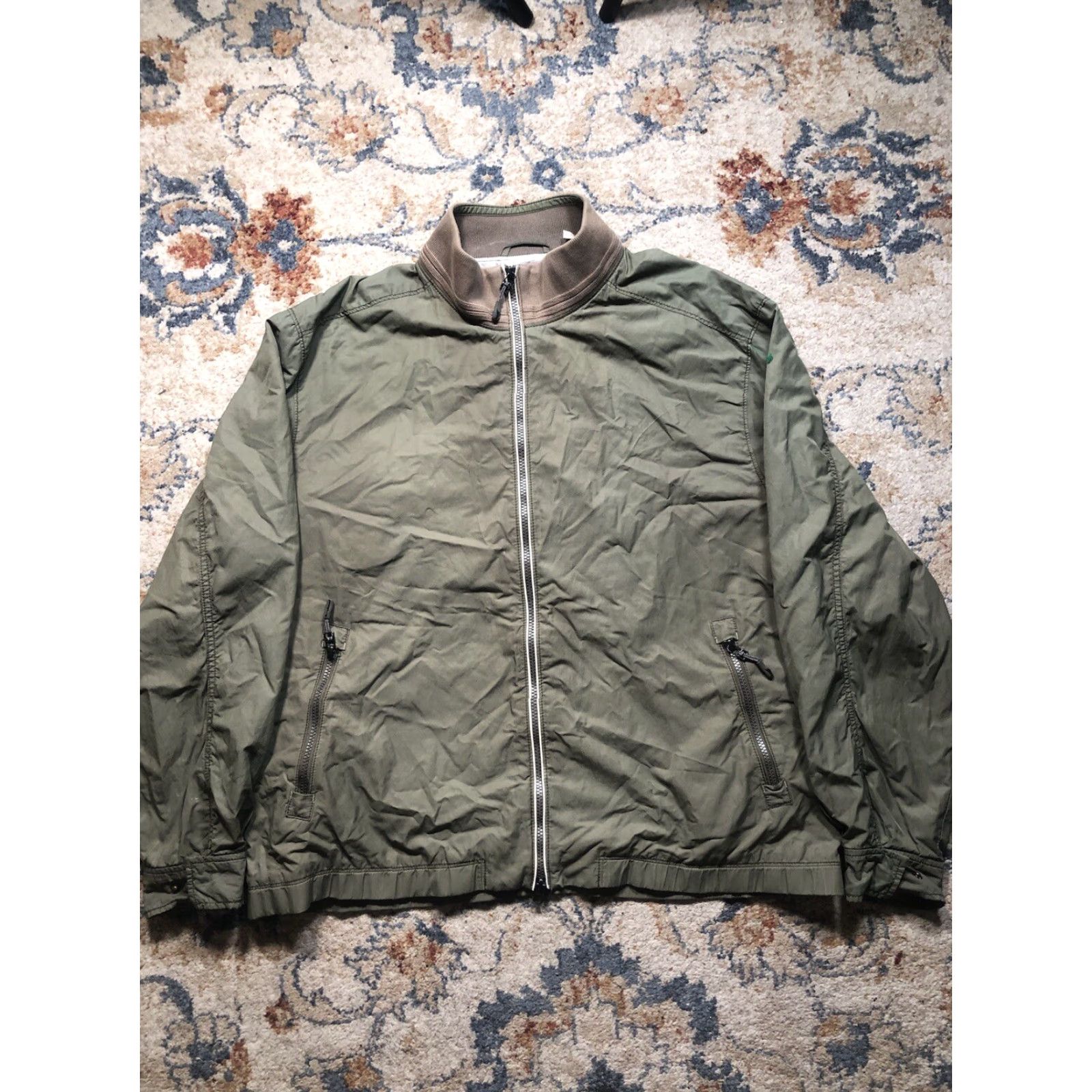 Tommy Bahama Tommy Bahama Windbreaker Jacket XL Green Full Zip Lined Nylon Shell Mens Size US XL / EU 56 / 4 - 6 Thumbnail