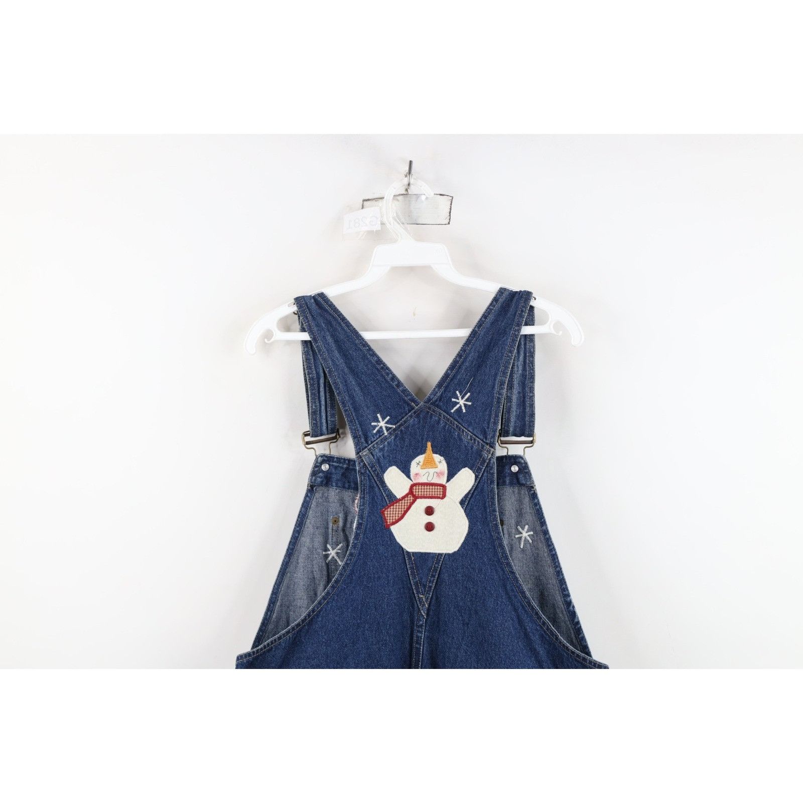 Vintage Vintage 90s Streetwear Womens Large Christmas Snowman Denim Size 30" / US 8 / IT 44 - 22 Thumbnail