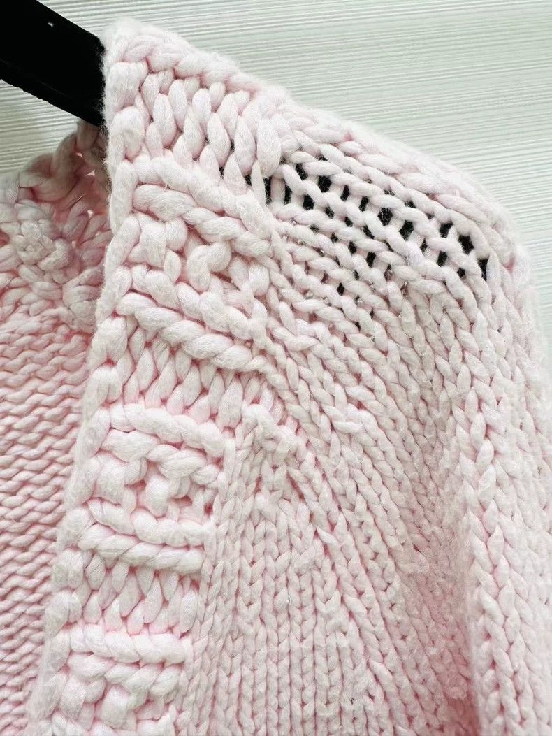 Chanel Chanel 22 Spring and Summer Popular Pink Thick Line Sweate Size XXS / US 00 / IT 34 - 3 Thumbnail