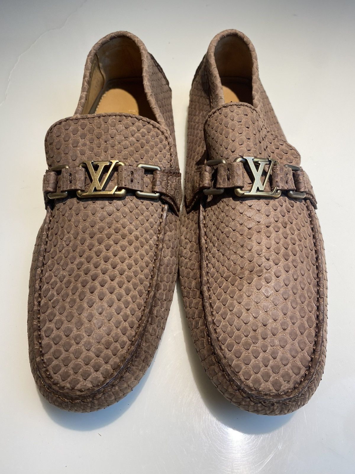 Louis Vuitton Louis Vuitton Python Monte Carlo Loafers Size9 Size US 9 / EU 42 - 2 Thumbnail