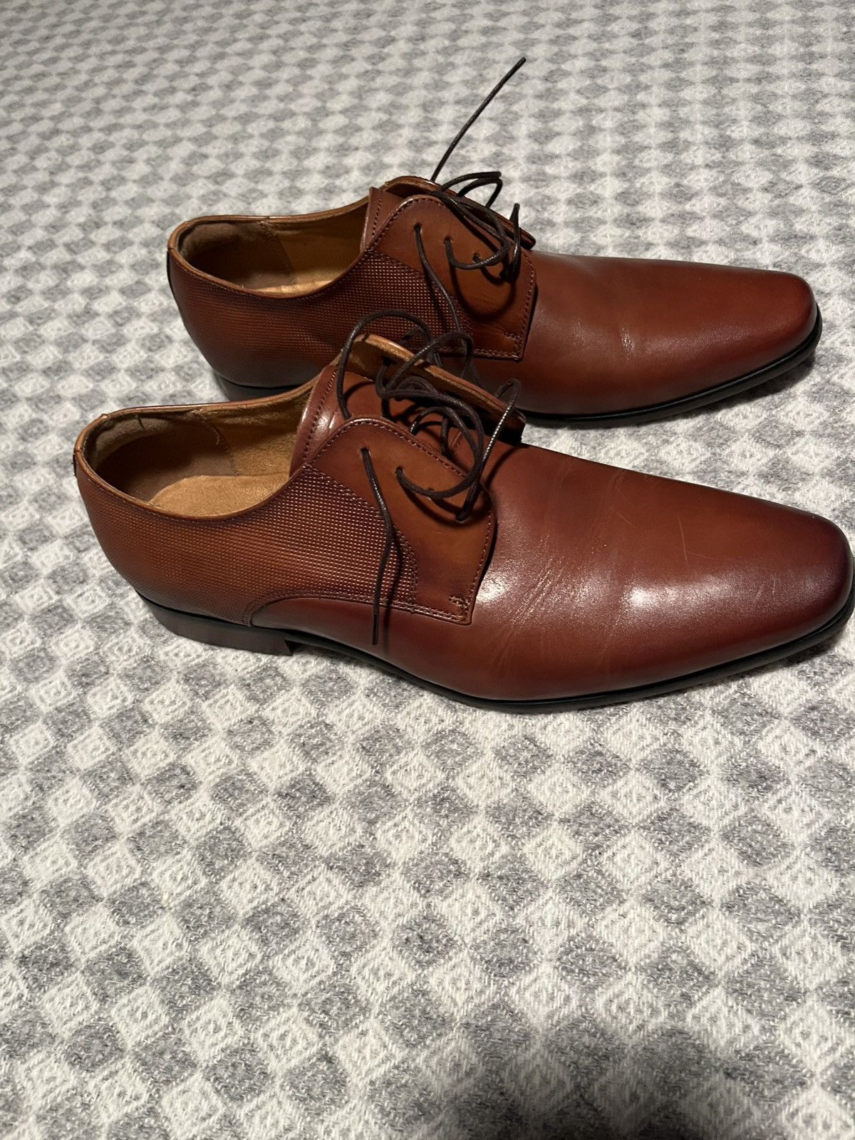 Florsheim Florsheim Brown Leather Lace Up Shoes Size 9 Size US 9 / EU 42 - 11 Thumbnail
