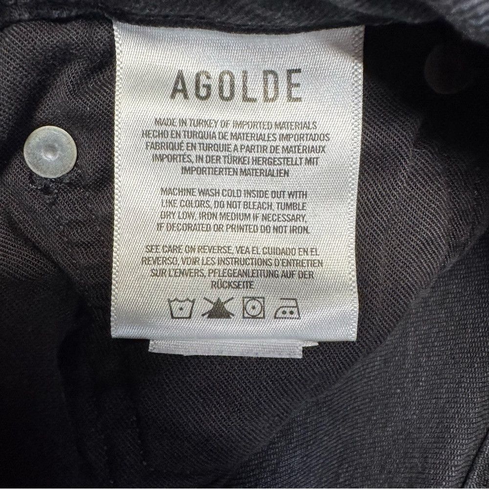 Agolde Agolde Riley High Rise Straight Crop Jeans In Panoramic Siz Size 31" - 8 Thumbnail