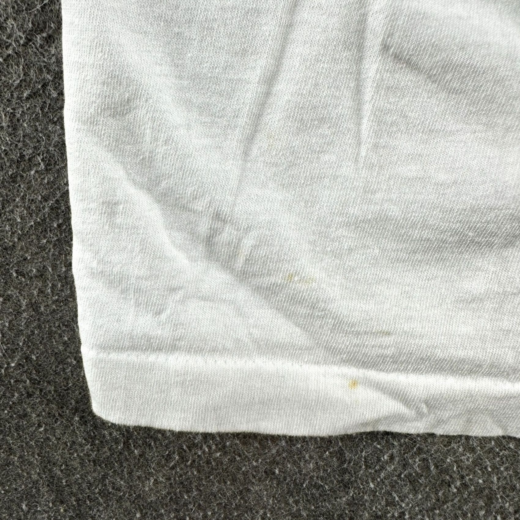 Hanes VINTAGE Vote For Sylvia Shirt Hanes Men XL White Short Sleeve Crew Neck Cotton Polyester 90s Funny Size US XL / EU 56 / 4 - 2 Thumbnail