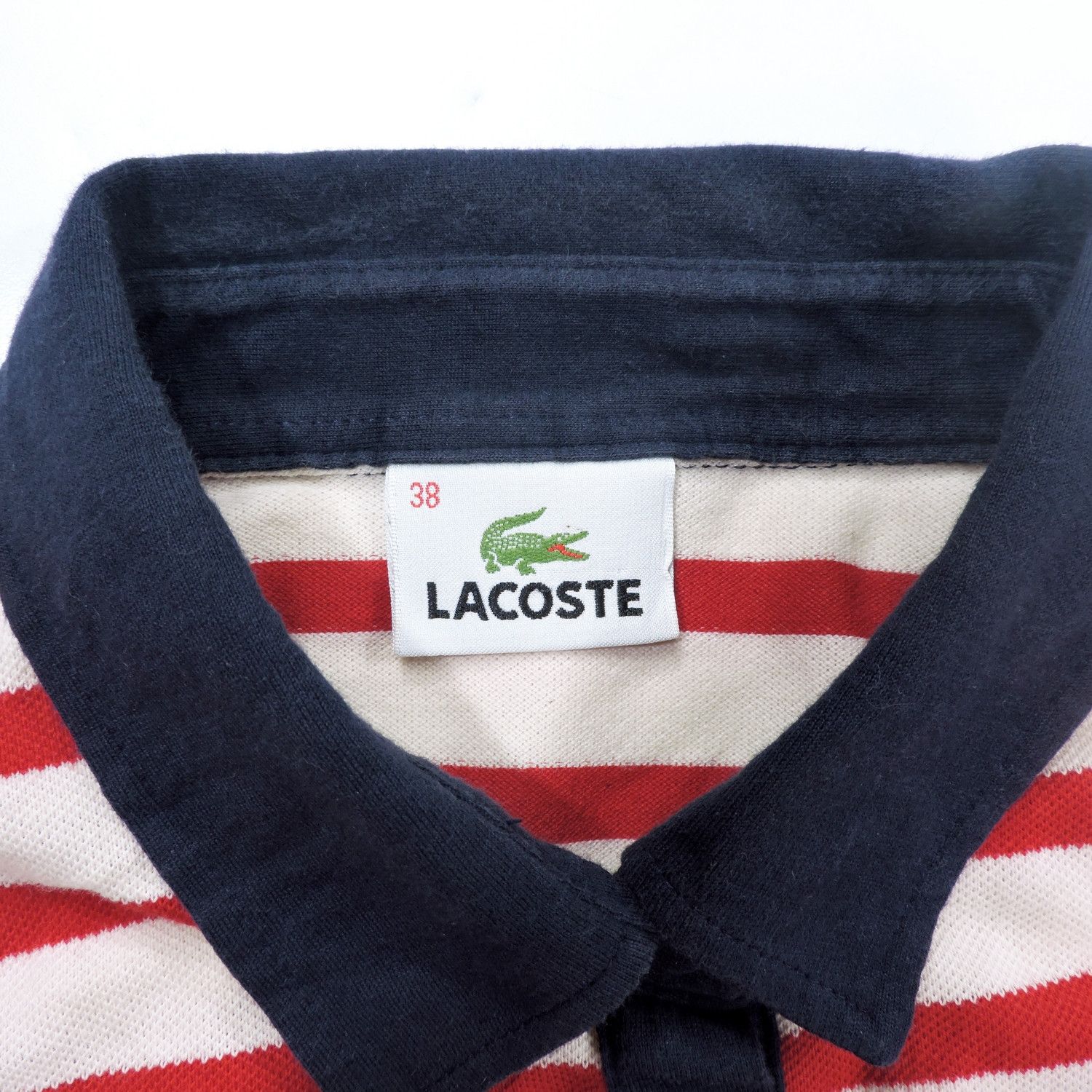 Lacoste LACOSTE STRIPED LONG SLEEVE POLO SHIRT Size XS / US 0-2 / IT 36-38 - 3 Thumbnail