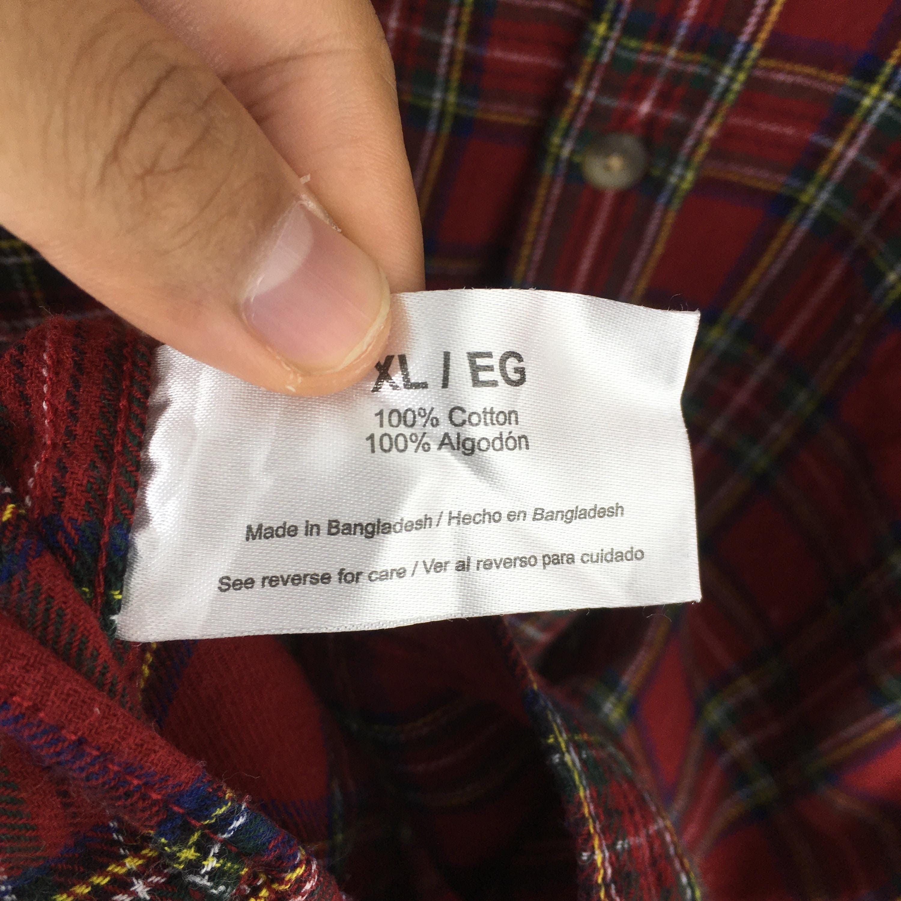 Eddie Bauer × Flannel × Vintage Vintage 90's Eddie Bauer Plaid Checkered Flannel XLarge Size US XL / EU 56 / 4 - 6 Thumbnail