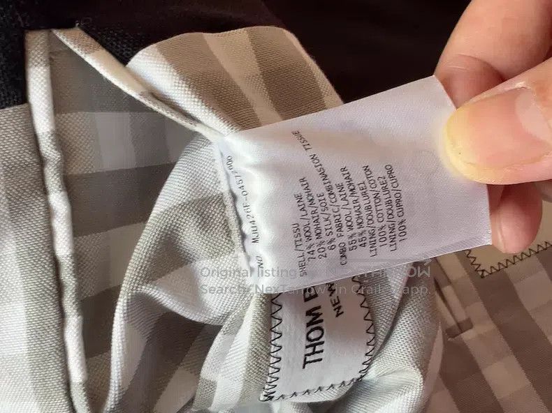 Thom Browne Thom Browne Color Blocked Plaid Suit Jacket, Red and White Size US S / EU 44-46 / 1 - 5 Thumbnail