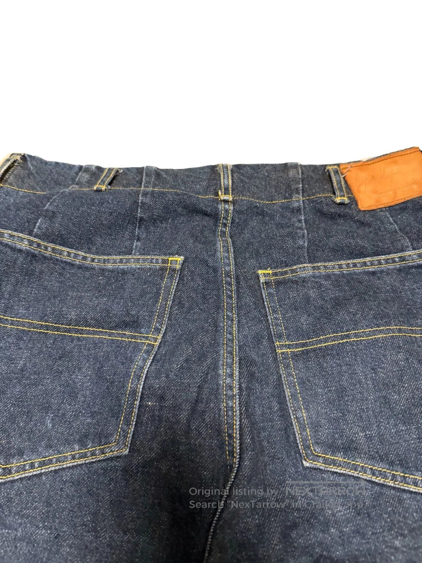 Yohji Yamamoto Blue Denim Straight-Leg Pants. Size US 30 / EU 46 - 3 Thumbnail