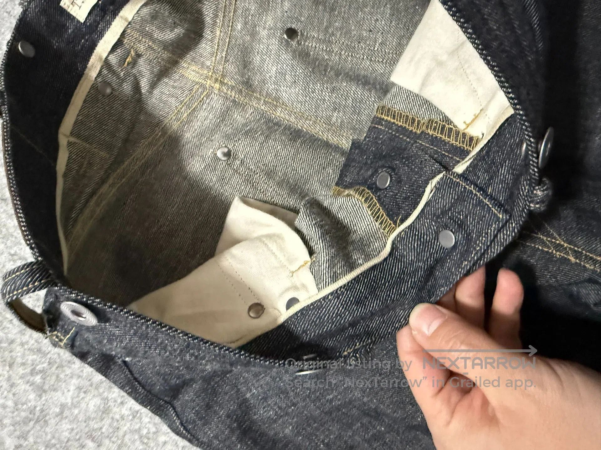 Taiga Takahashi T.T Taiga Takahashi 704 Raw Denim Jeans. Size US 30 / EU 46 - 5 Thumbnail