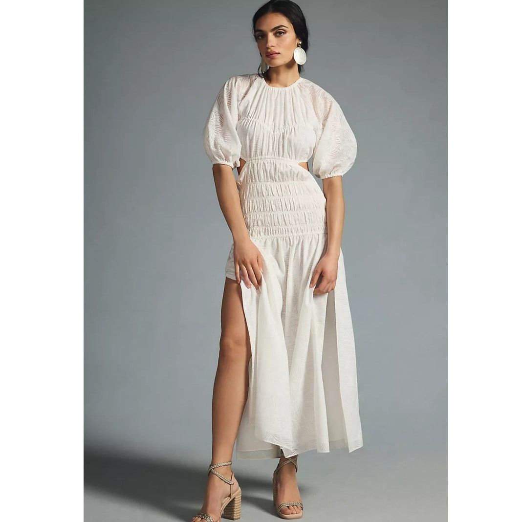 Anthropologie New Anthropologie Significant Other Zofia Midi Dress $362 Size M / US 6-8 / IT 42-44 - 1 Thumbnail