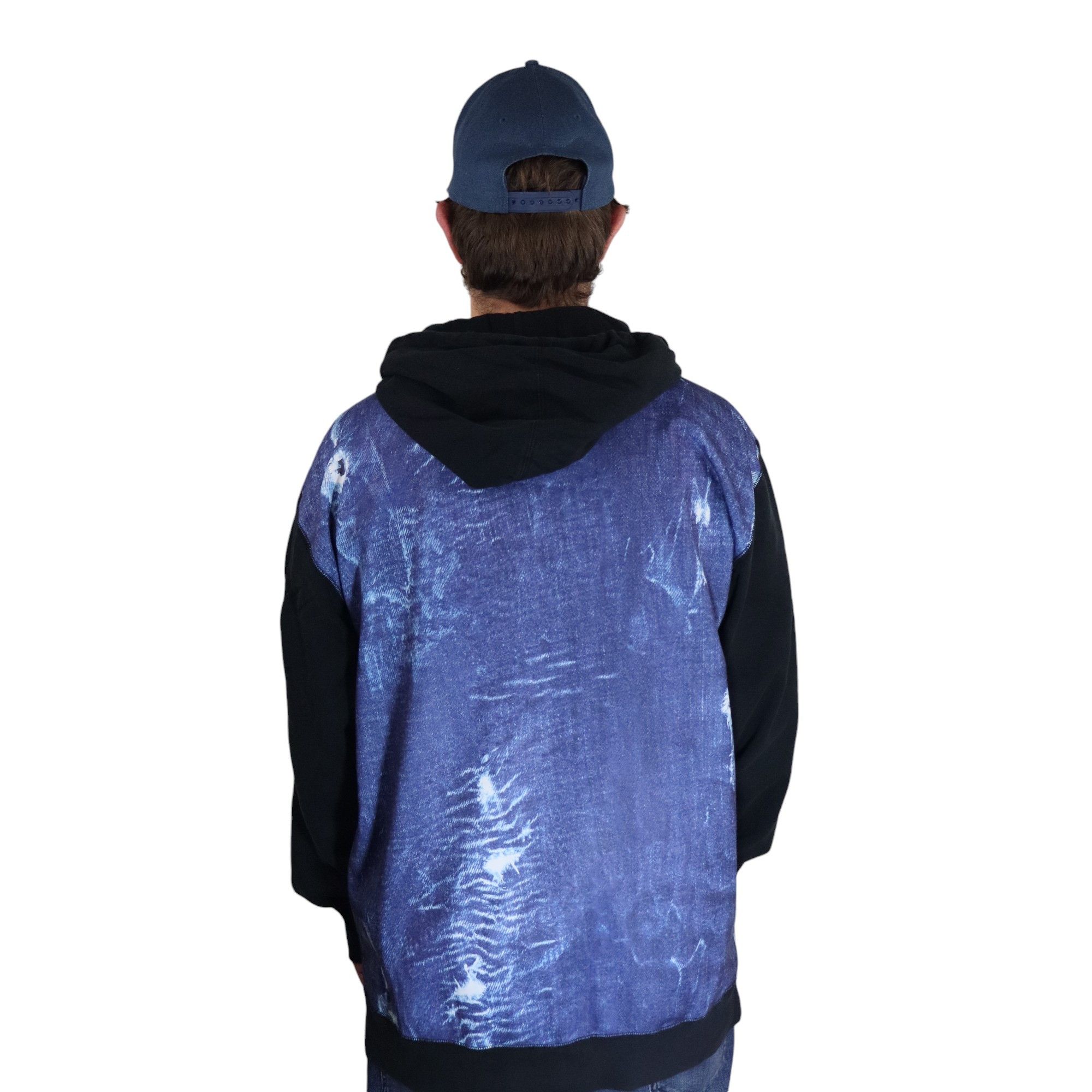 JNCO × Nike Vintage 90s Y2K Streetwear Electric Blue Hoodie Sweatshirt Size US XL / EU 56 / 4 - 2 Thumbnail