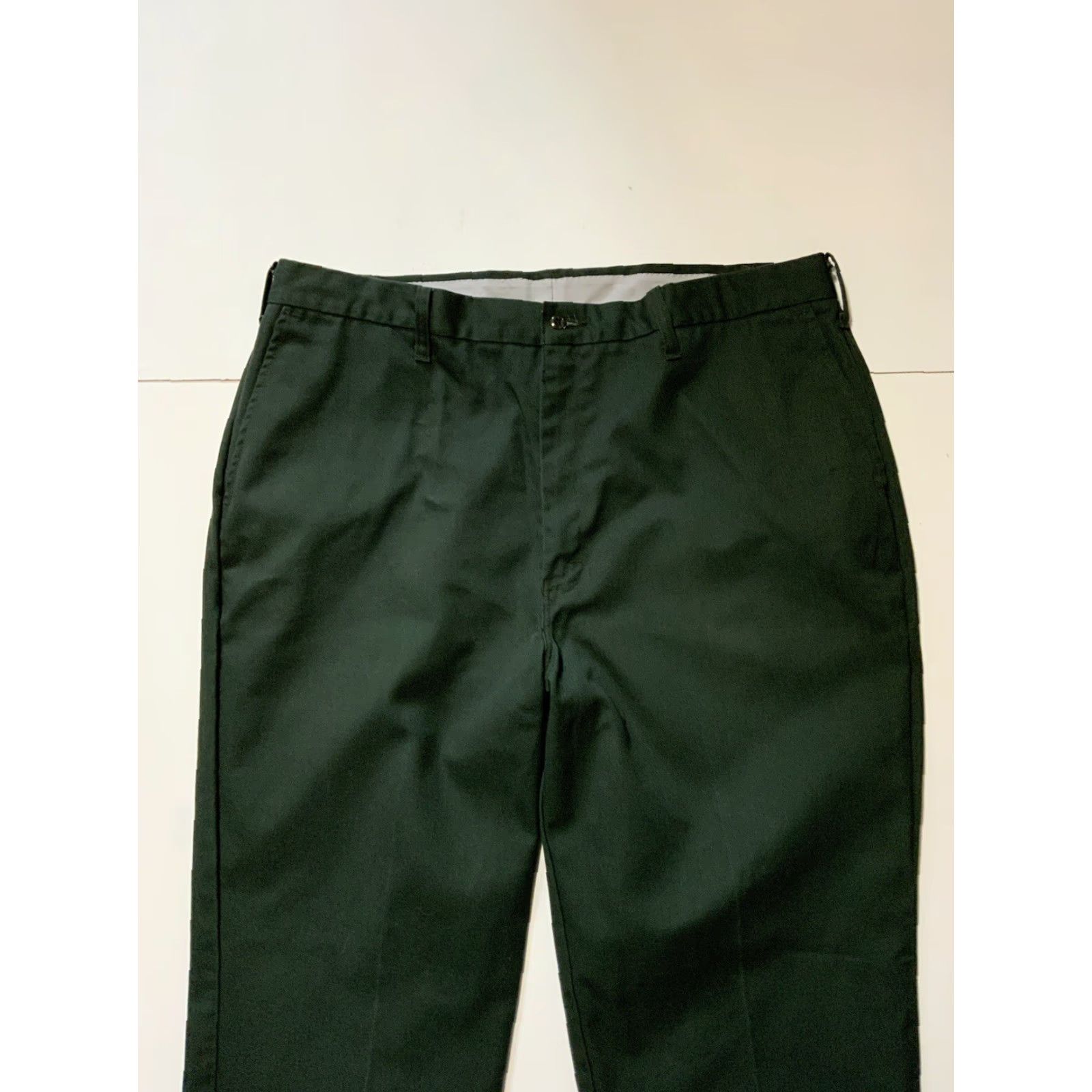 Dickies VINTAGE Dickies Industrial Wear Green Workwear Flat Front Classic Pants Sz. 40 Mens Size US 40 / EU 56 - 6 Thumbnail
