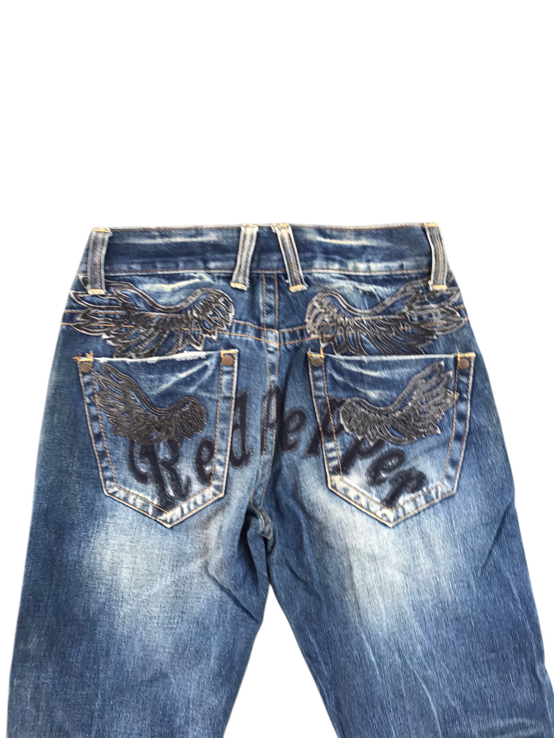Tornado Mart Heat Red pepper disressed Denim-Size 32-If six was nine Size US 31 - 4 Thumbnail