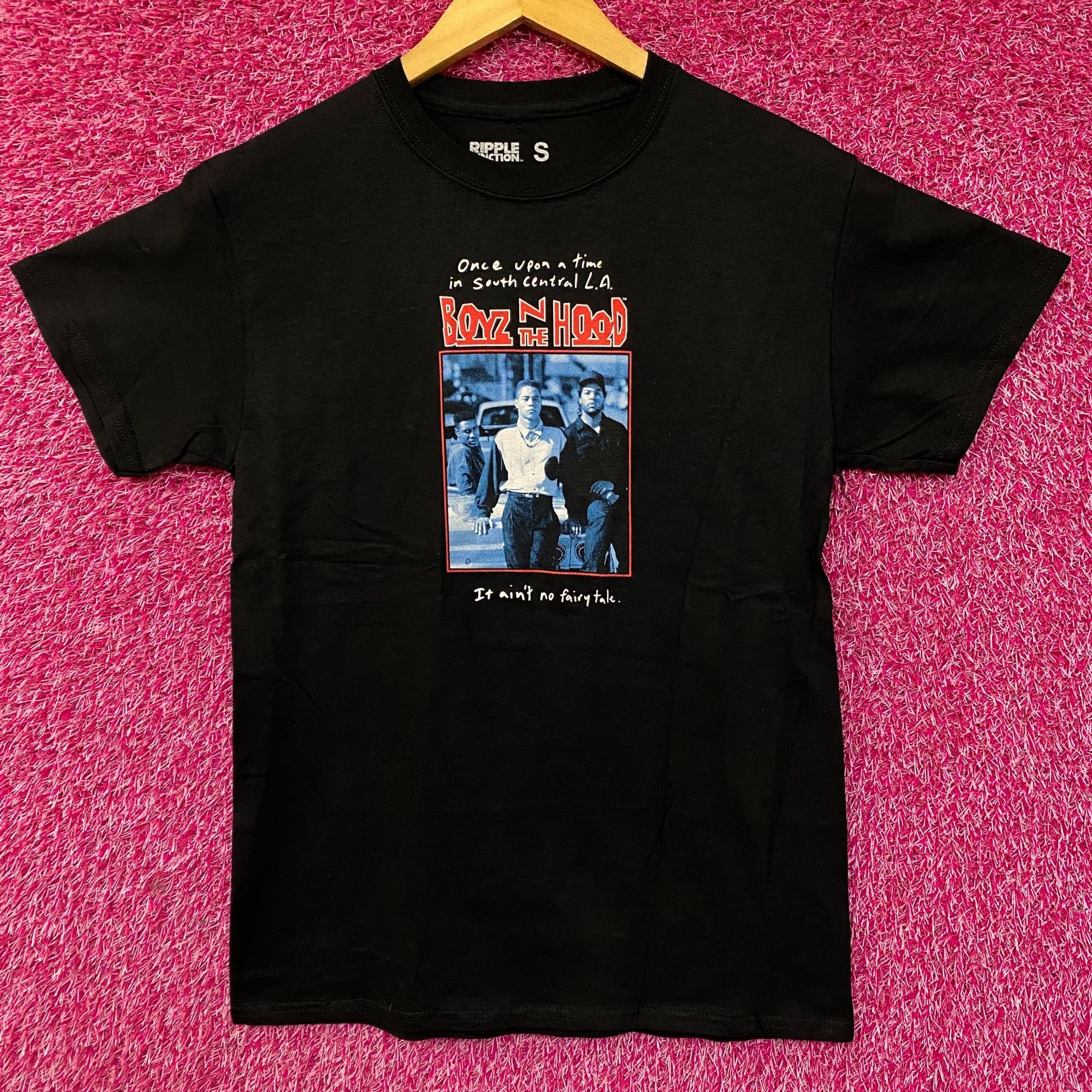 Rap Tees Boyz In The Hood It Ain't No Fairytale Movie Poster T-Shirt Size US S / EU 44-46 / 1 - 1 Thumbnail