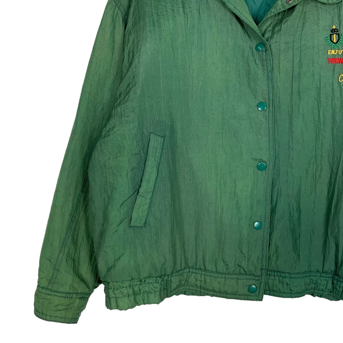 Japanese Brand CHILRA Stall Cast River Logo Faded Green Jacket #1028-C46 Size US L / EU 52-54 / 3 - 5 Thumbnail