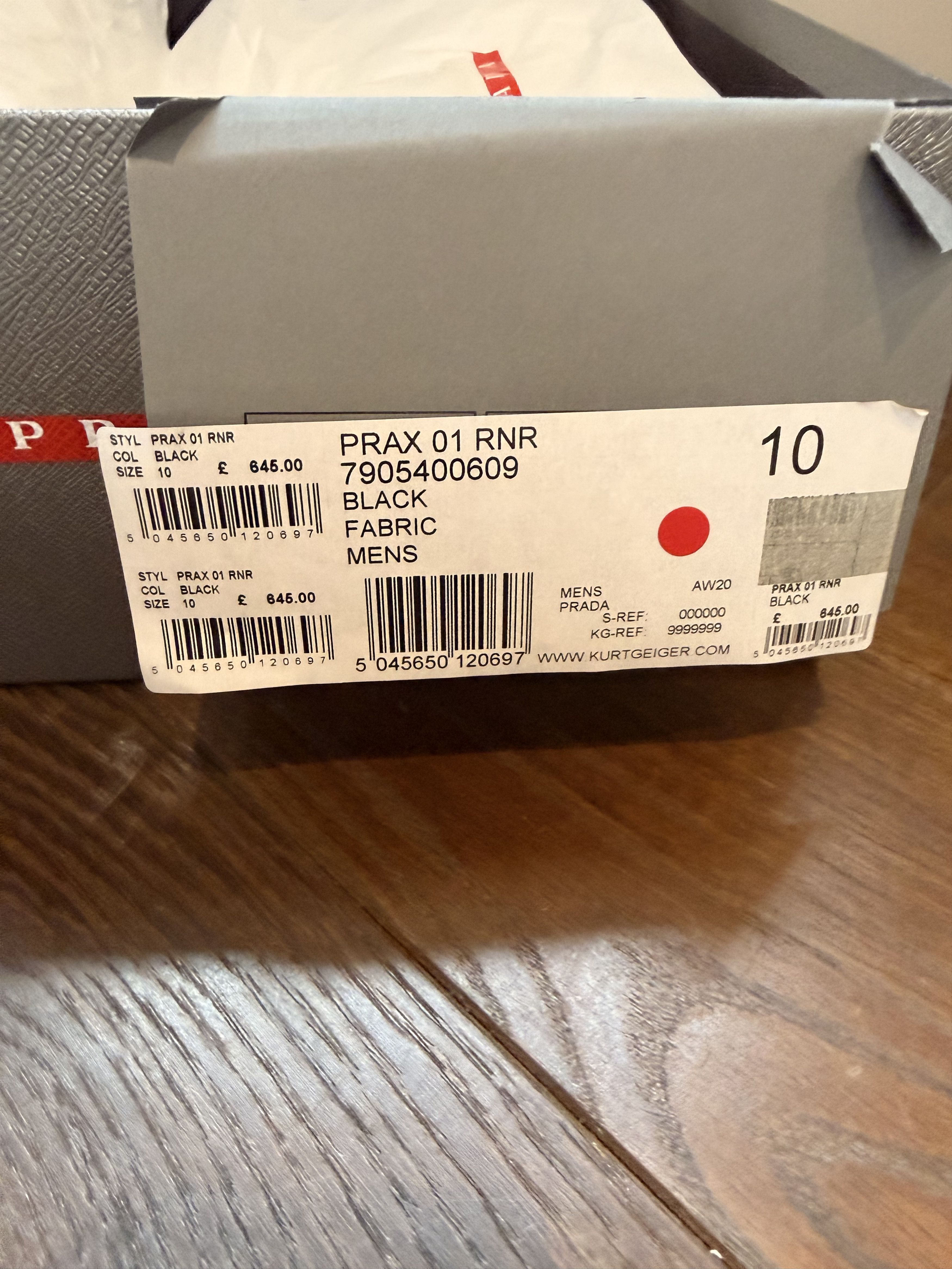 Prada PRAX 01 RNR 'Black yellow' Nylon Size US 10 / EU 43 - 6 Thumbnail