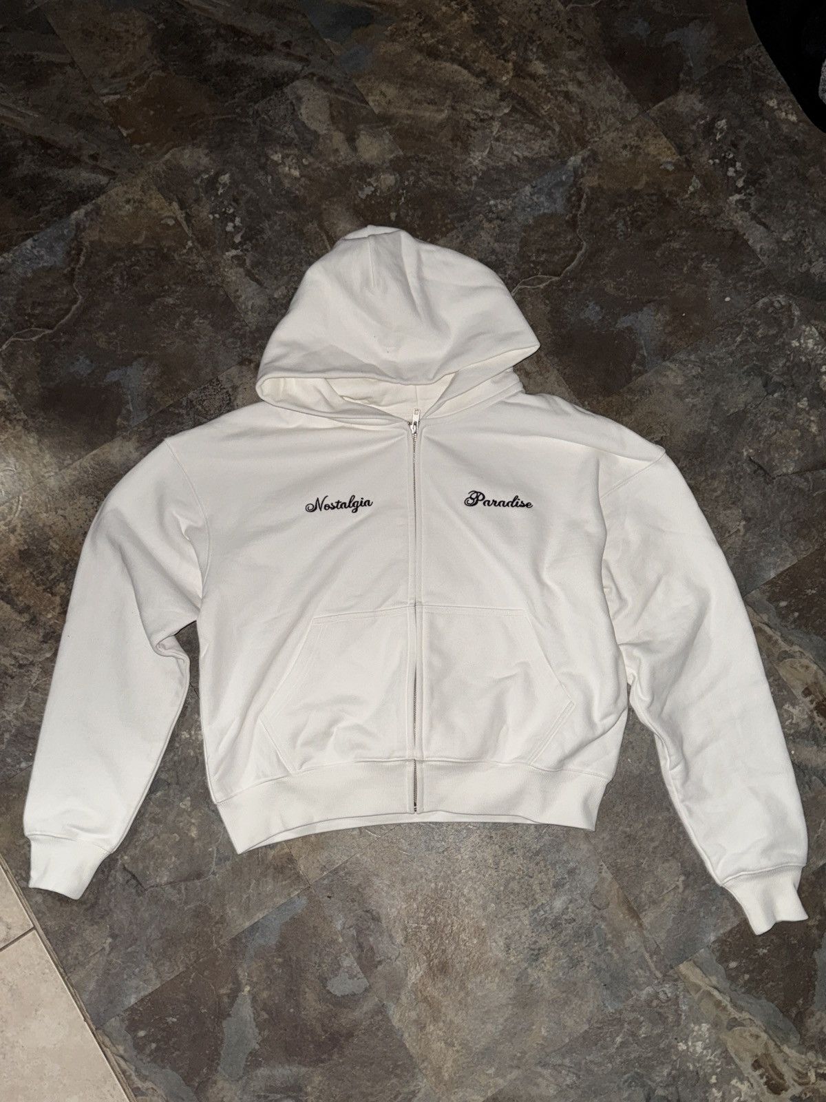 Vintage Selah “Paradise” Cropped zip up hoodie Size US L / EU 52-54 / 3 - 1 Thumbnail