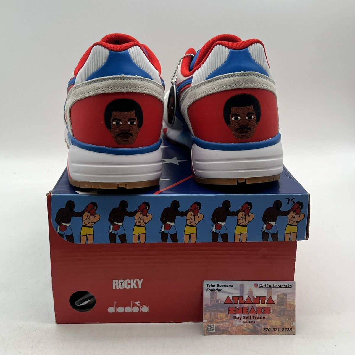 Diadora Foot locker x n9002 Rocky balboa Apollo creed Size US 12 / EU 45 - 3 Thumbnail
