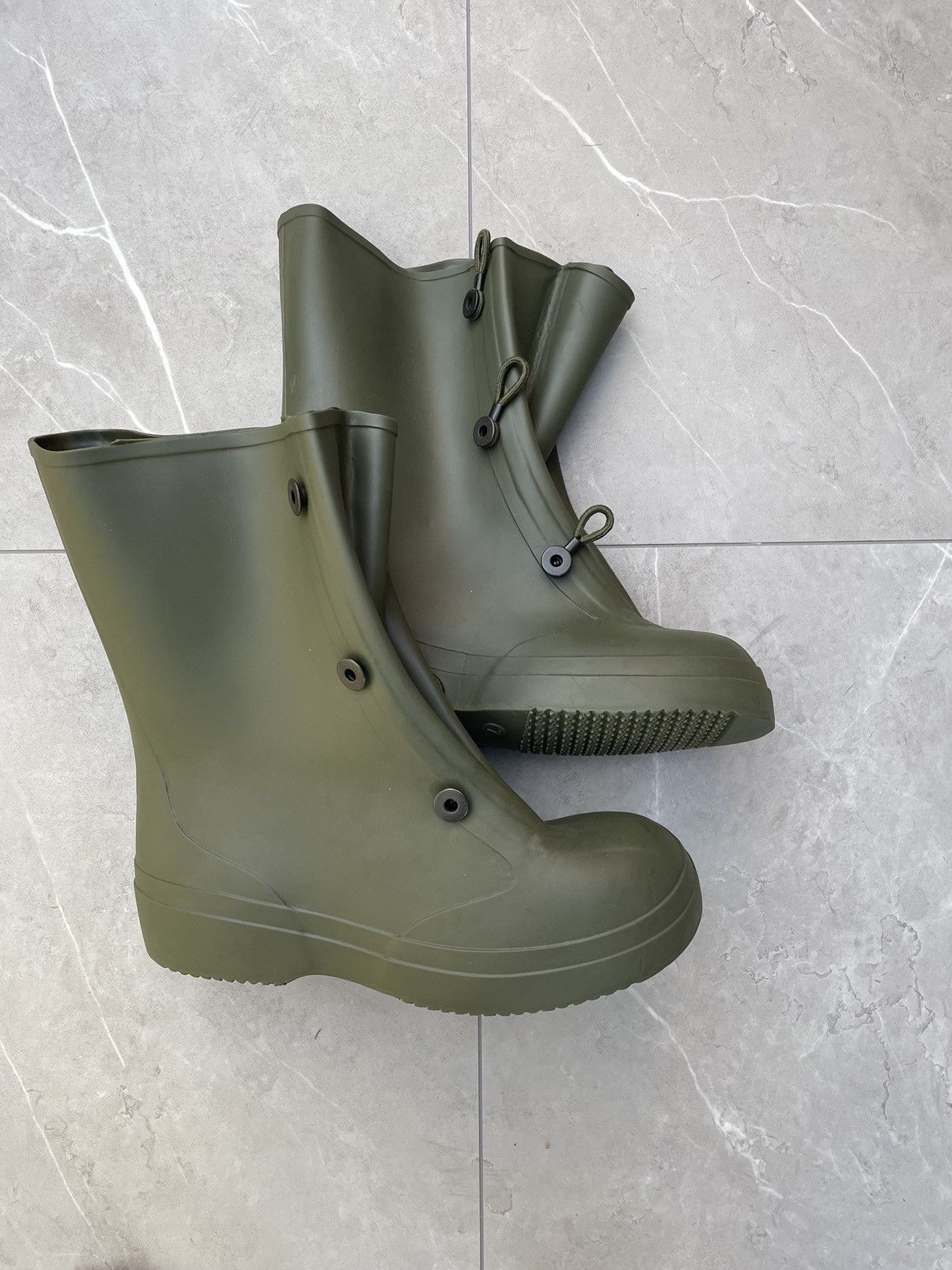 Vintage 1990s Vintage Military Waterproof Alien Boots Size US 9.5 / EU 42-43 - 5 Thumbnail