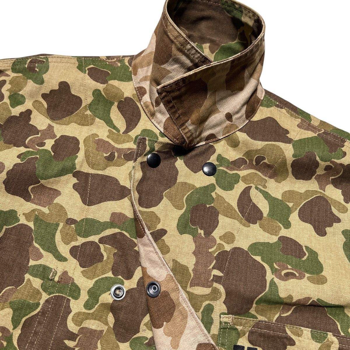 Vintage 🔥 VINTAGE REPRO USMC FROGSKIN REVERSIBLE MILITARY JACKET Size US S / EU 44-46 / 1 - 14 Thumbnail