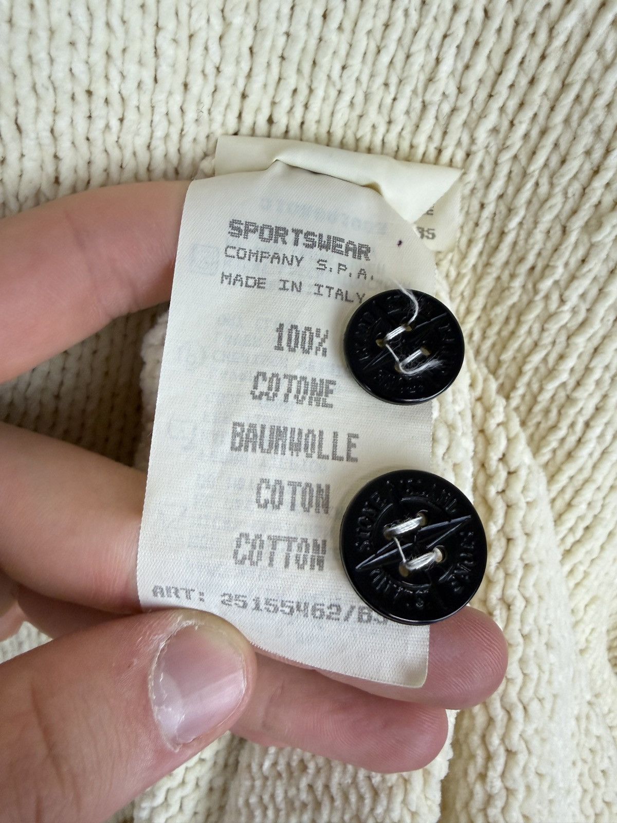 Stone Island Off-white Stone Island Green Edge Badge vintage sweater Size US L / EU 52-54 / 3 - 11 Thumbnail