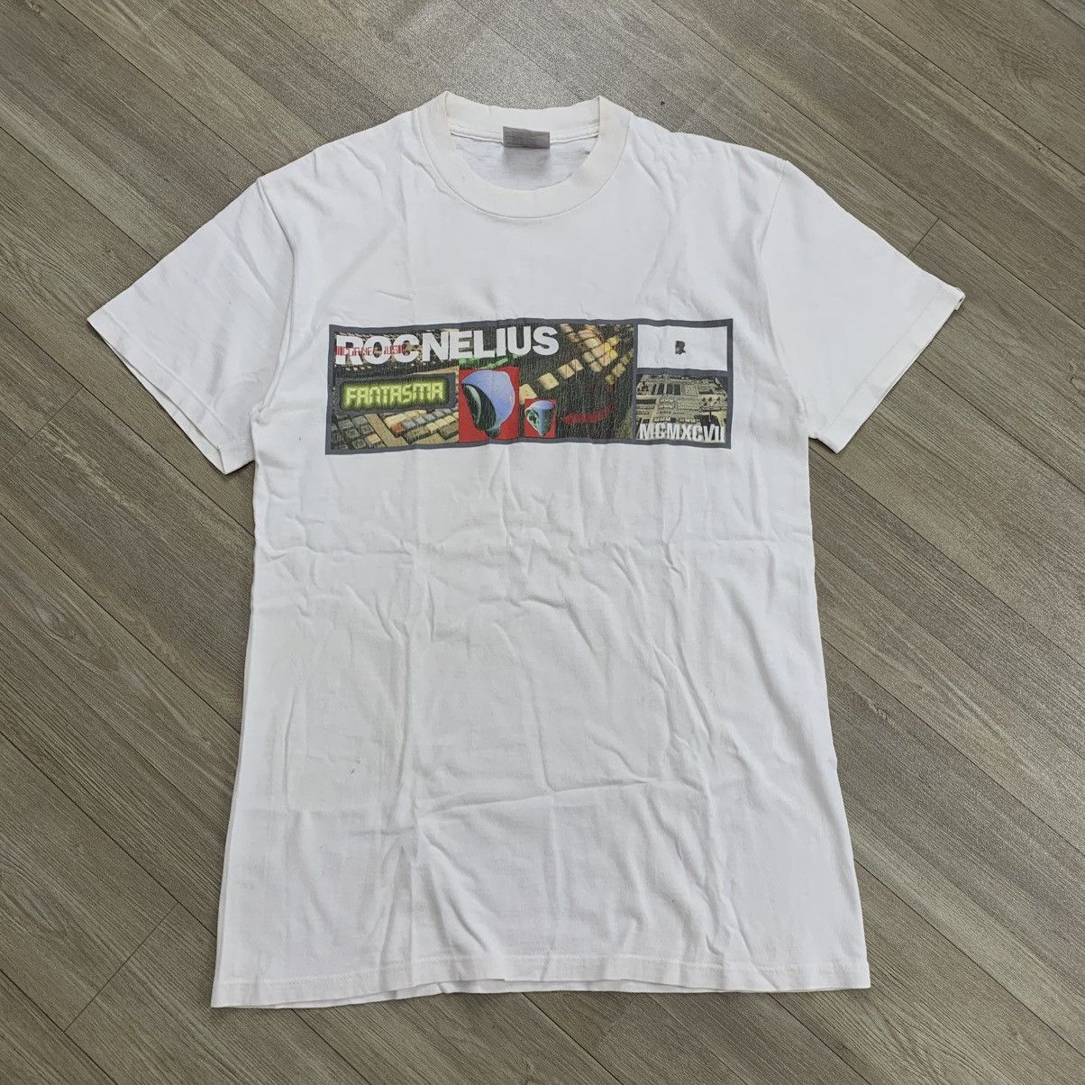 Bape Vintage 90’s Bape x Rocnelius Fantasma Tshirt Size US M / EU 48-50 / 2 - 1 Thumbnail
