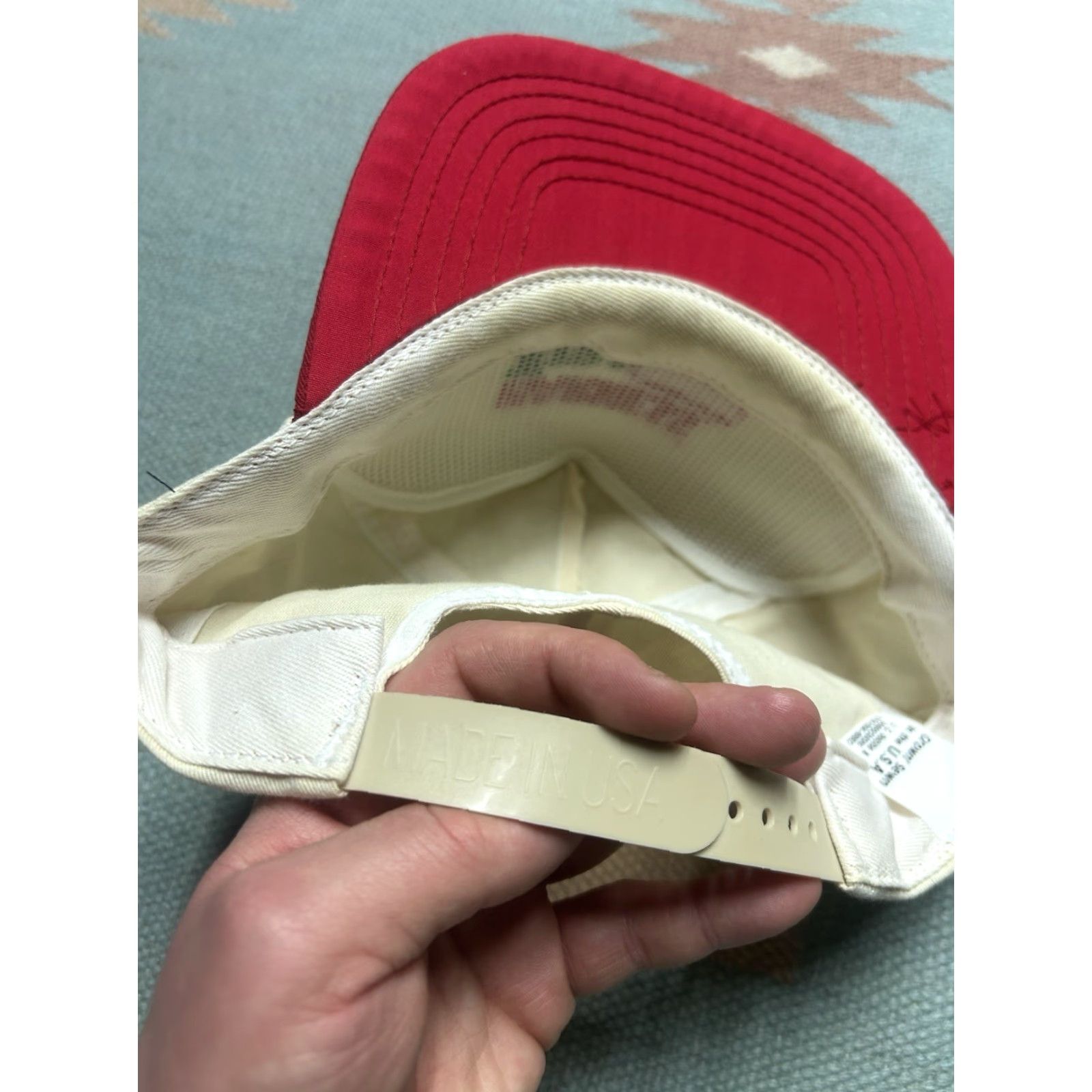 Vintage VINTAGE SnapBack Hat Cap USA 80s 90s Harness Xtra 5.6L herbicide farm Made in USA Men Adjustable White, SnapBack, USA, Vintage, 80s 90s, Hat, Mens Size ONE SIZE - 8 Thumbnail