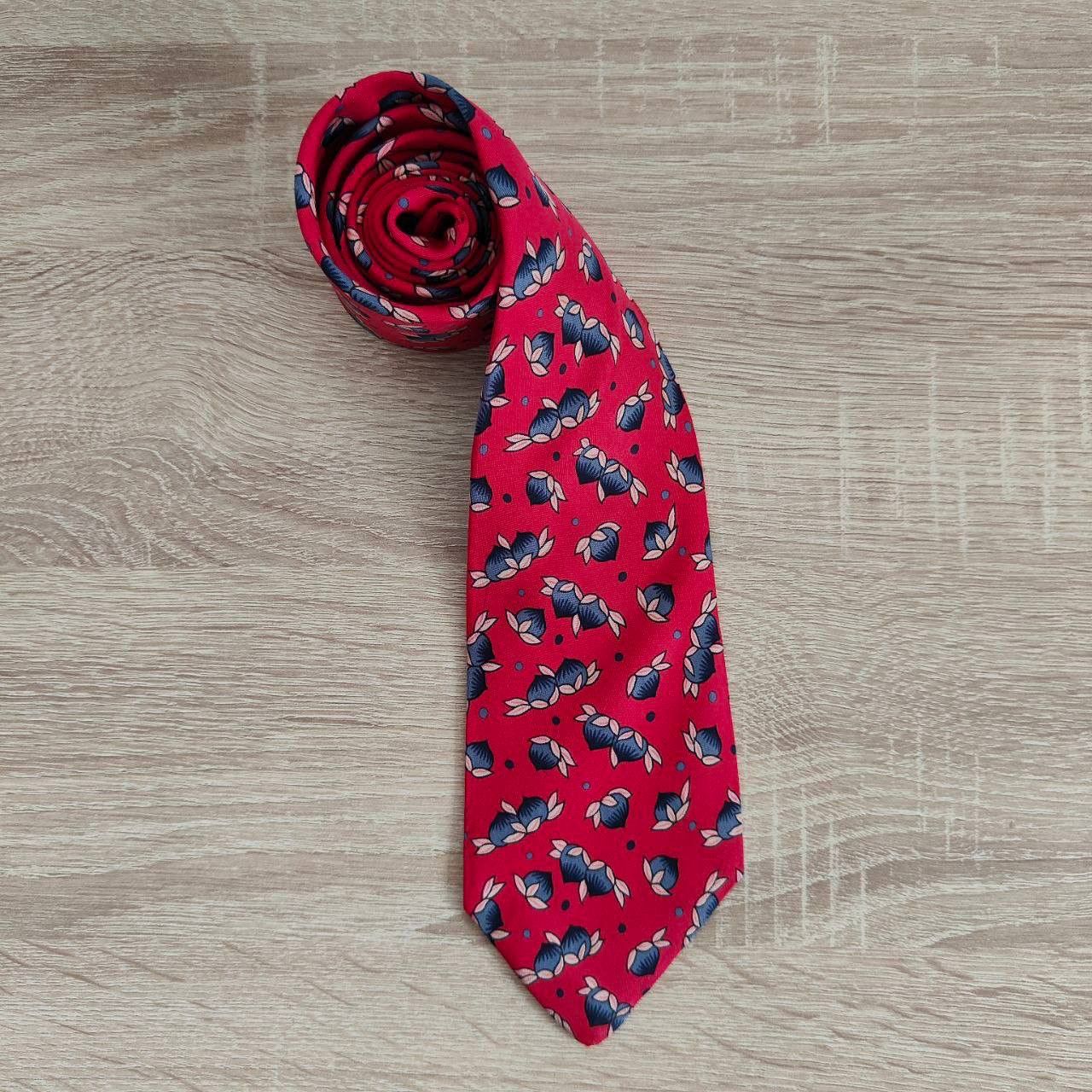 Hermes Hermes Paris Silk Tie 7534 IA Nuts Red Size ONE SIZE - 1 Thumbnail