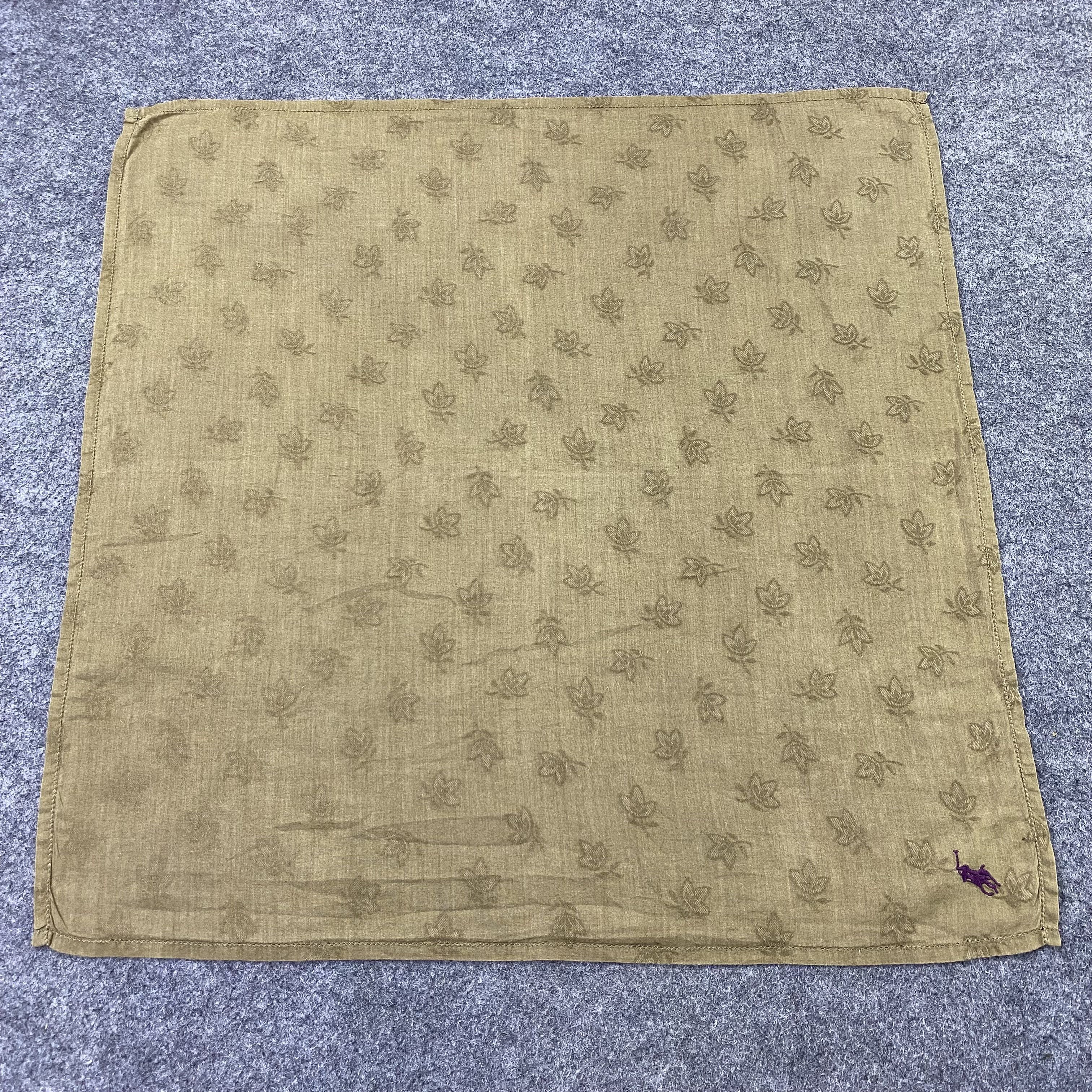 Polo Ralph Lauren × Ralph Lauren × Vintage Polo Ralph Lauren Handkerchief / Bandana / Neckerchief-B1522 Size ONE SIZE - 3 Thumbnail