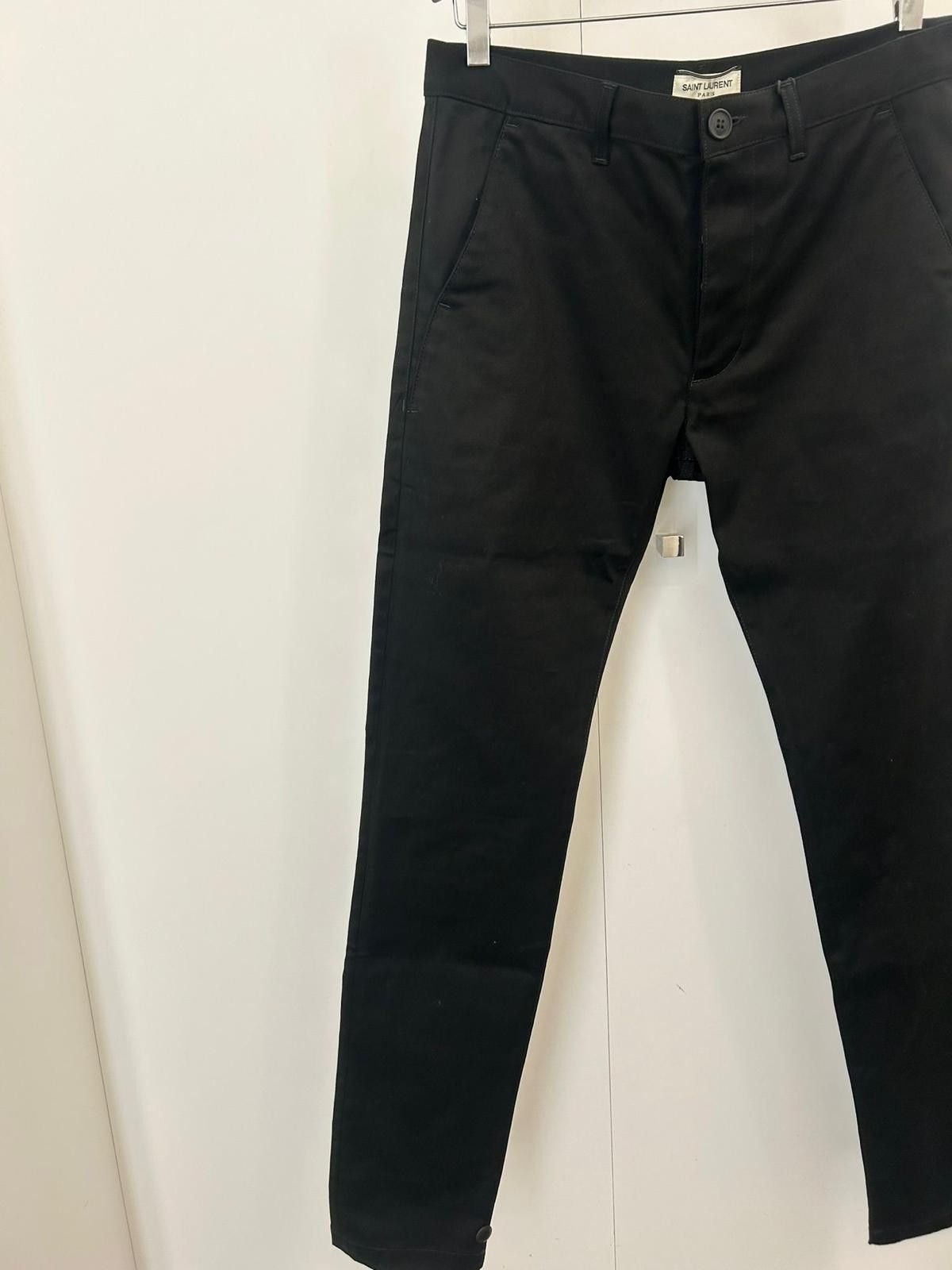 Saint Laurent Paris FOUR-POCKETS CHINO PANTS WITH BELT LOOPS AND FIVE BUTTON Size US 31 - 3 Thumbnail